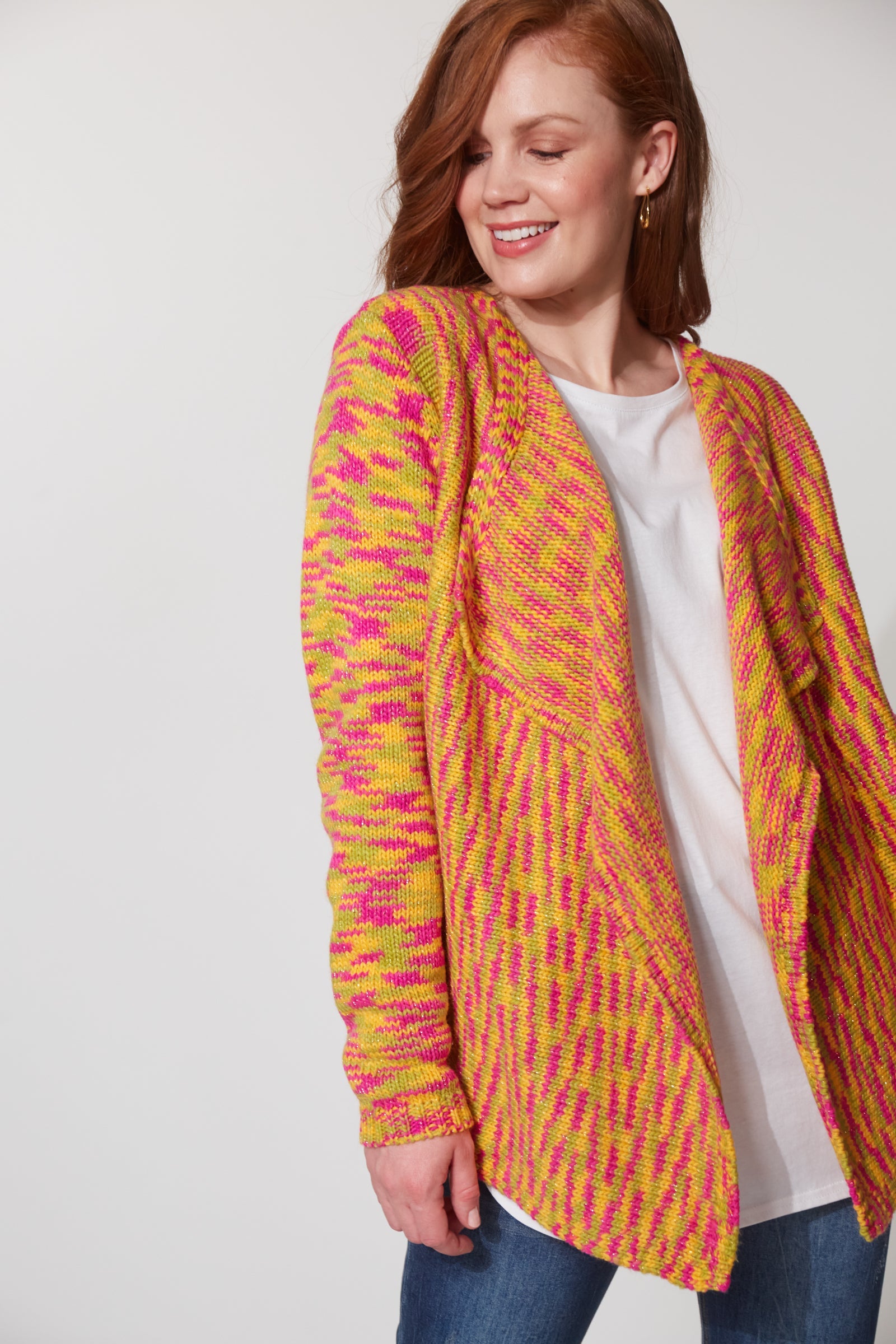 Paxson Cardigan - Rhubarb - The Haven Co