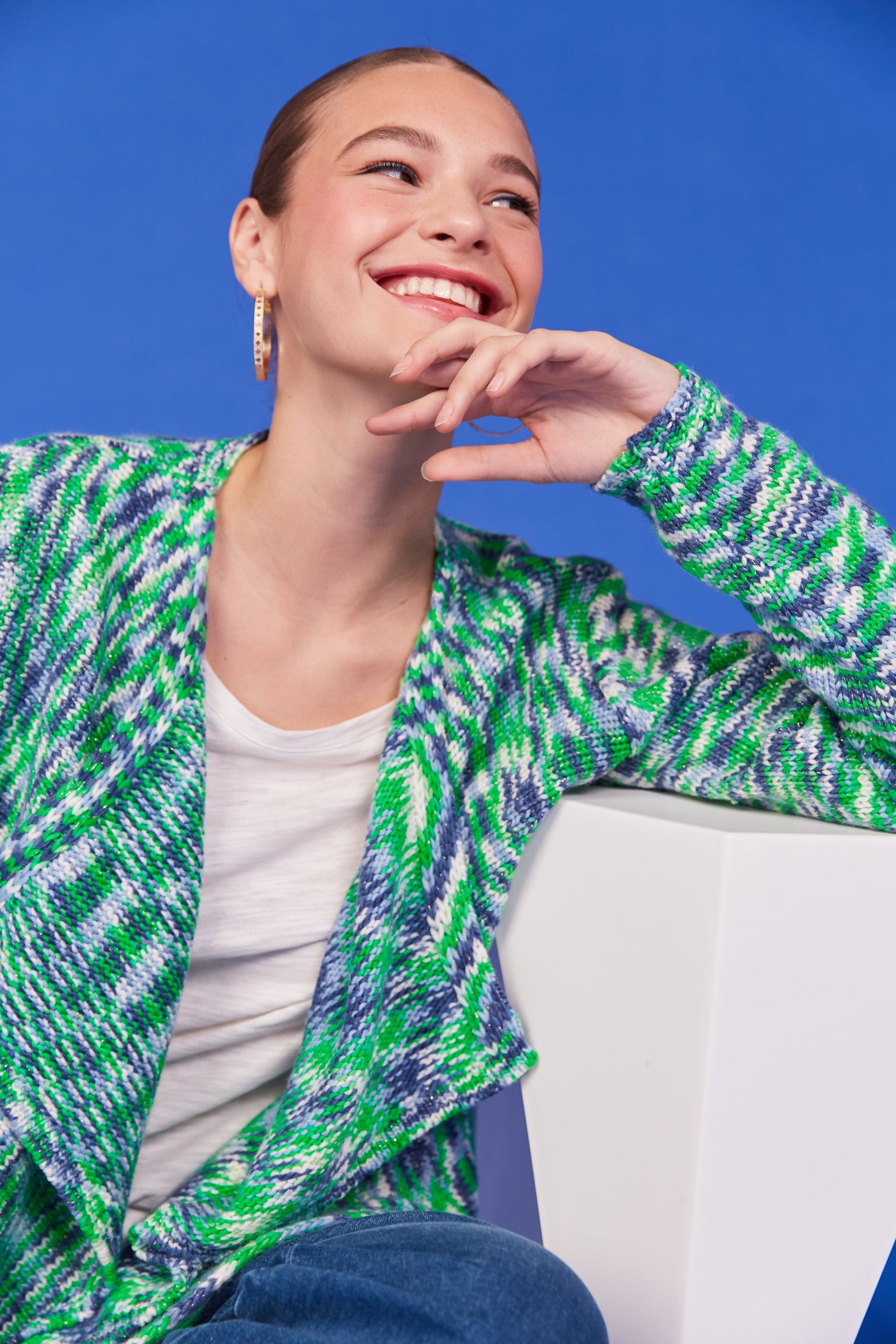 Paxson Cardigan - Cobalt - The Haven Co