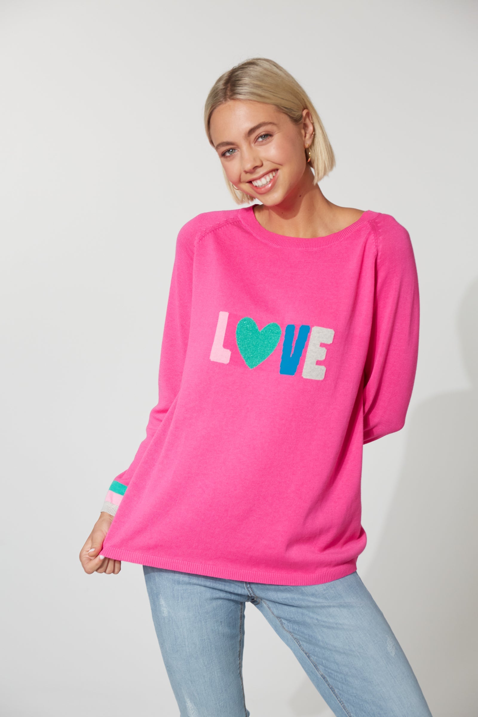 Boden Love Jumper - Azalea - The Haven Co