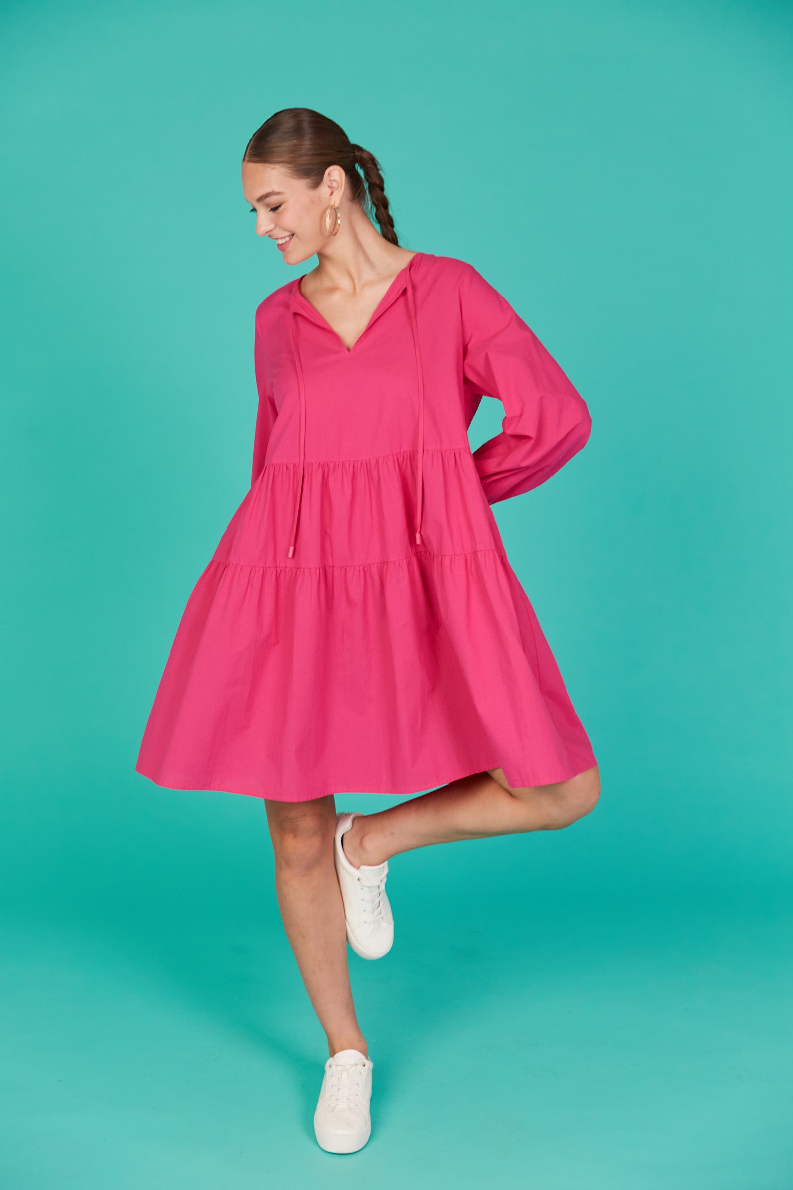 Montrose Dress - Azalea - The Haven Co