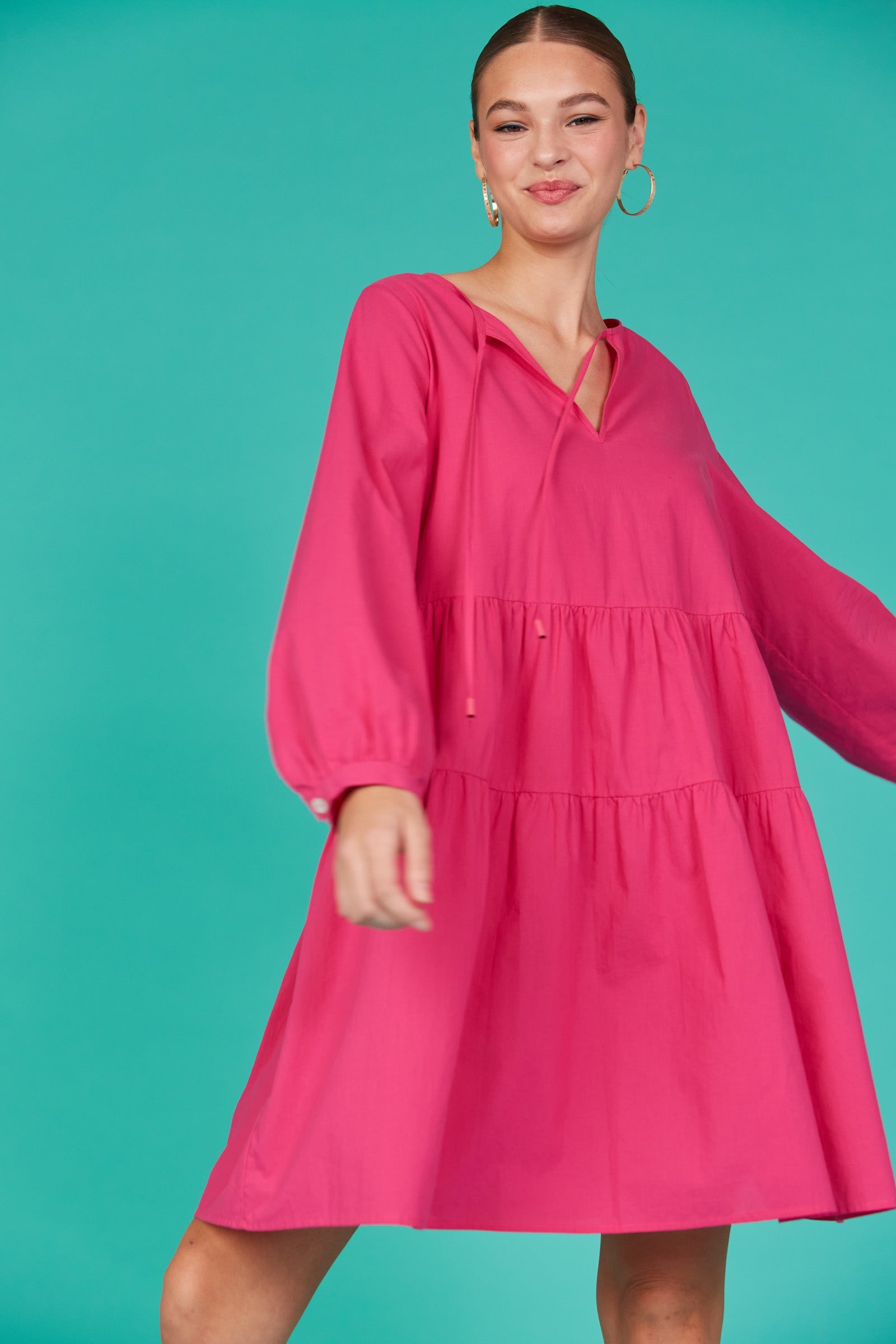 Montrose Dress - Azalea - The Haven Co