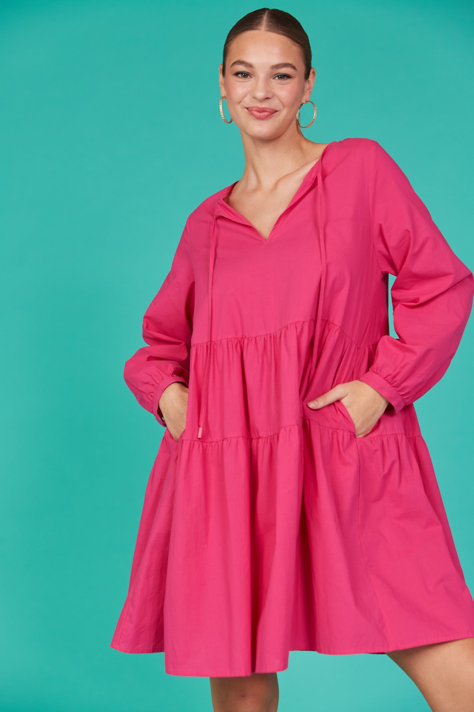 Montrose Dress - Azalea - The Haven Co