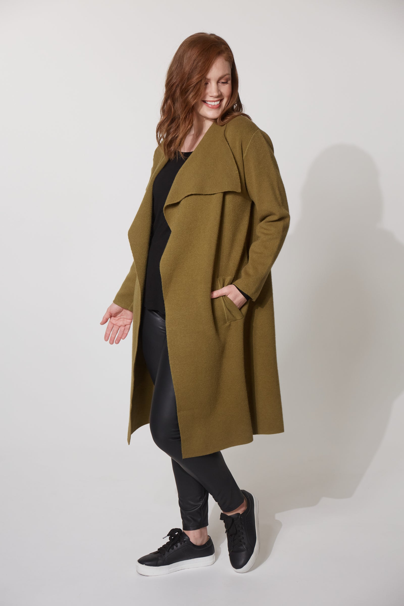 Cordova Cardigan - Moss - The Haven Co