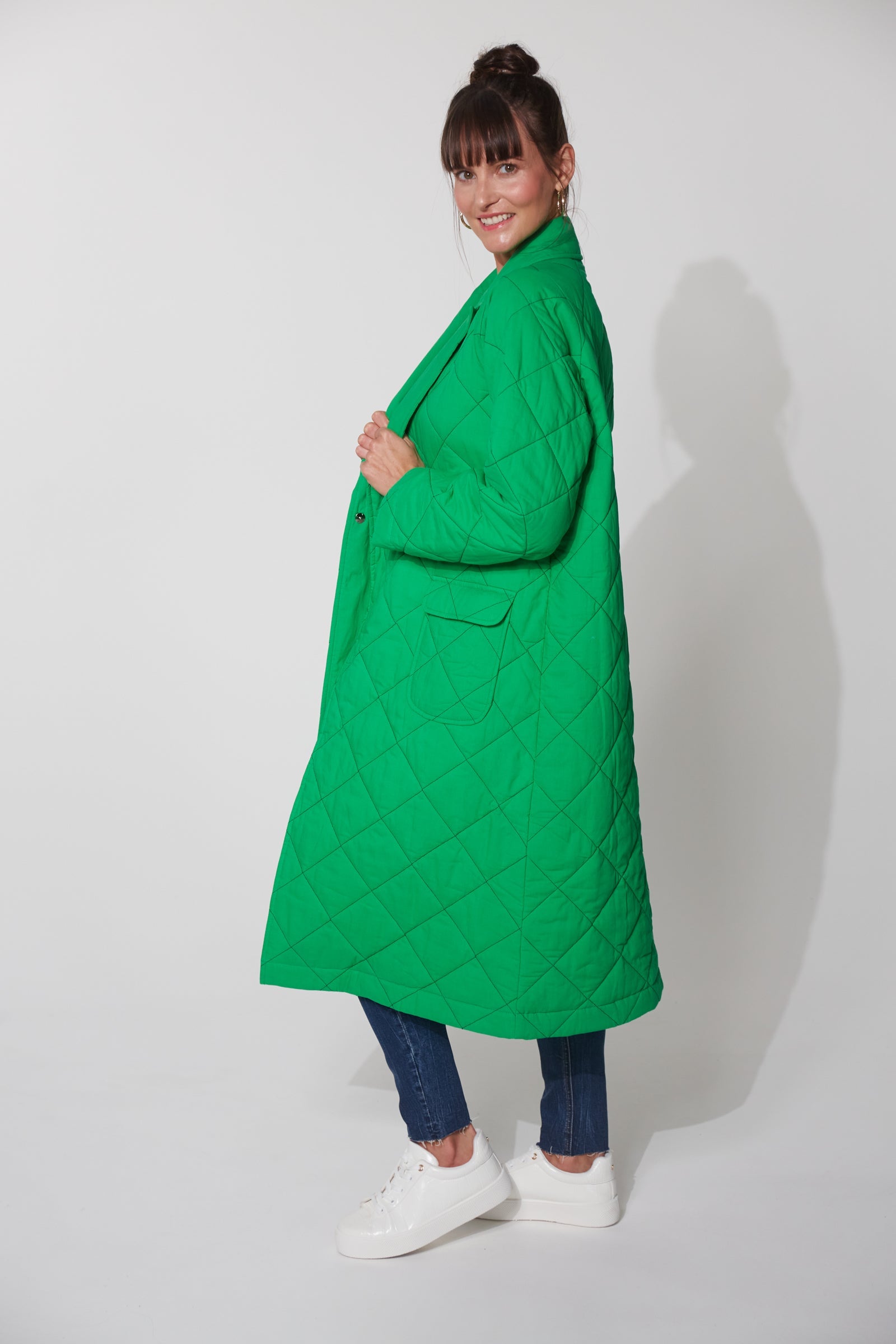 Jasper Coat - Evergreen - The Haven Co