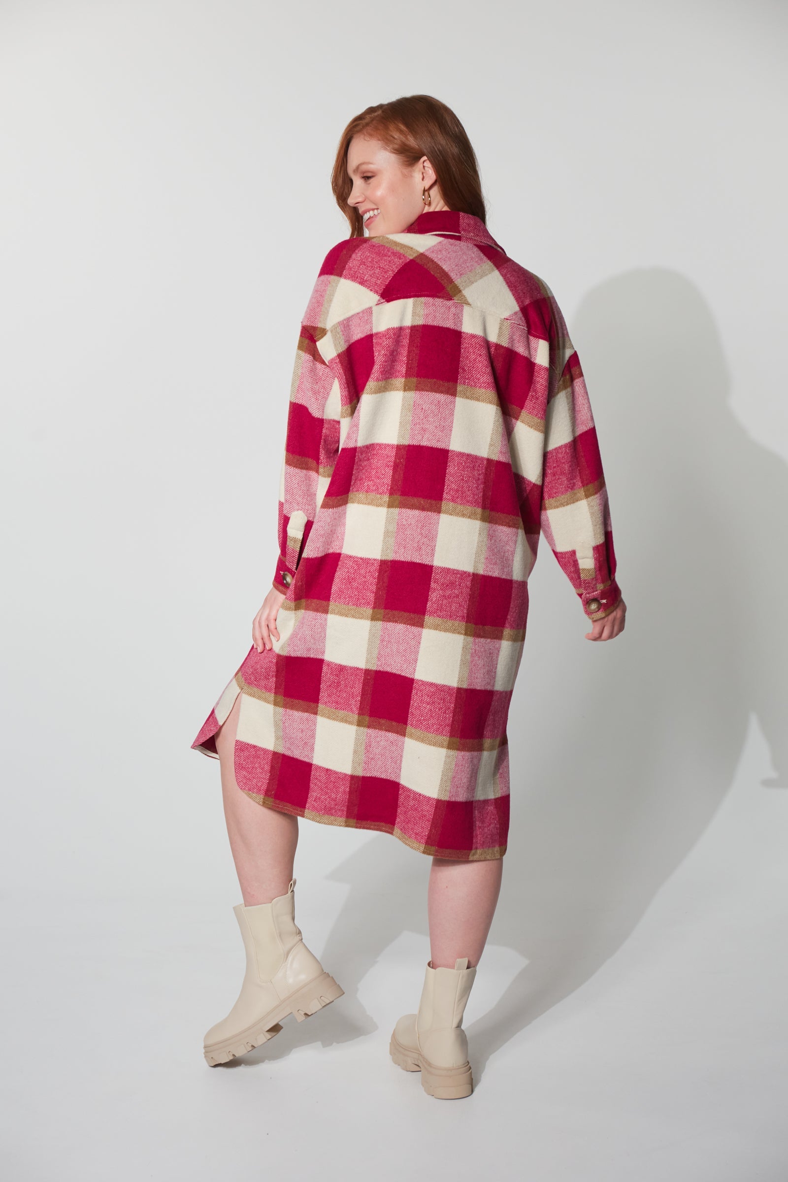 Braemar Shacket - Azalea - The Haven Co