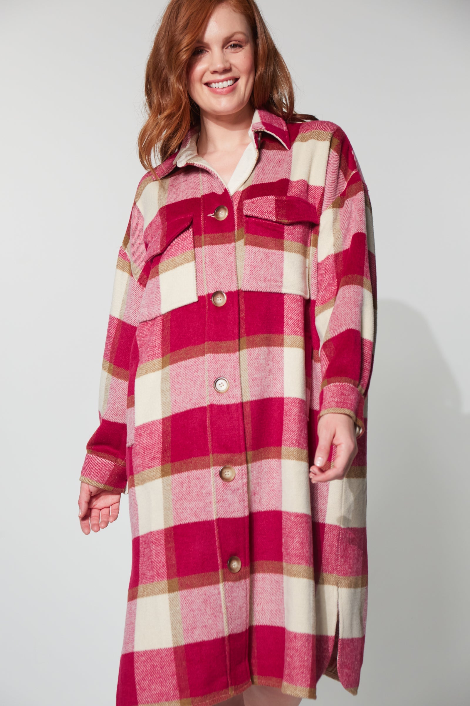 Braemar Shacket - Azalea - The Haven Co