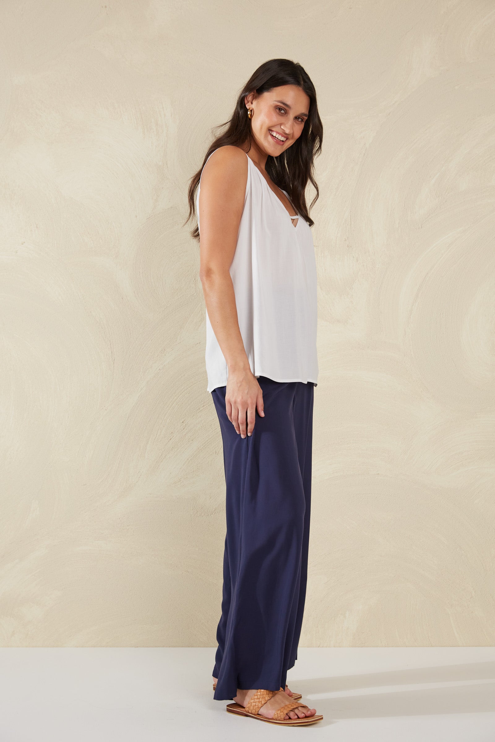 Lipari Tank - Bianco - The Haven Co
