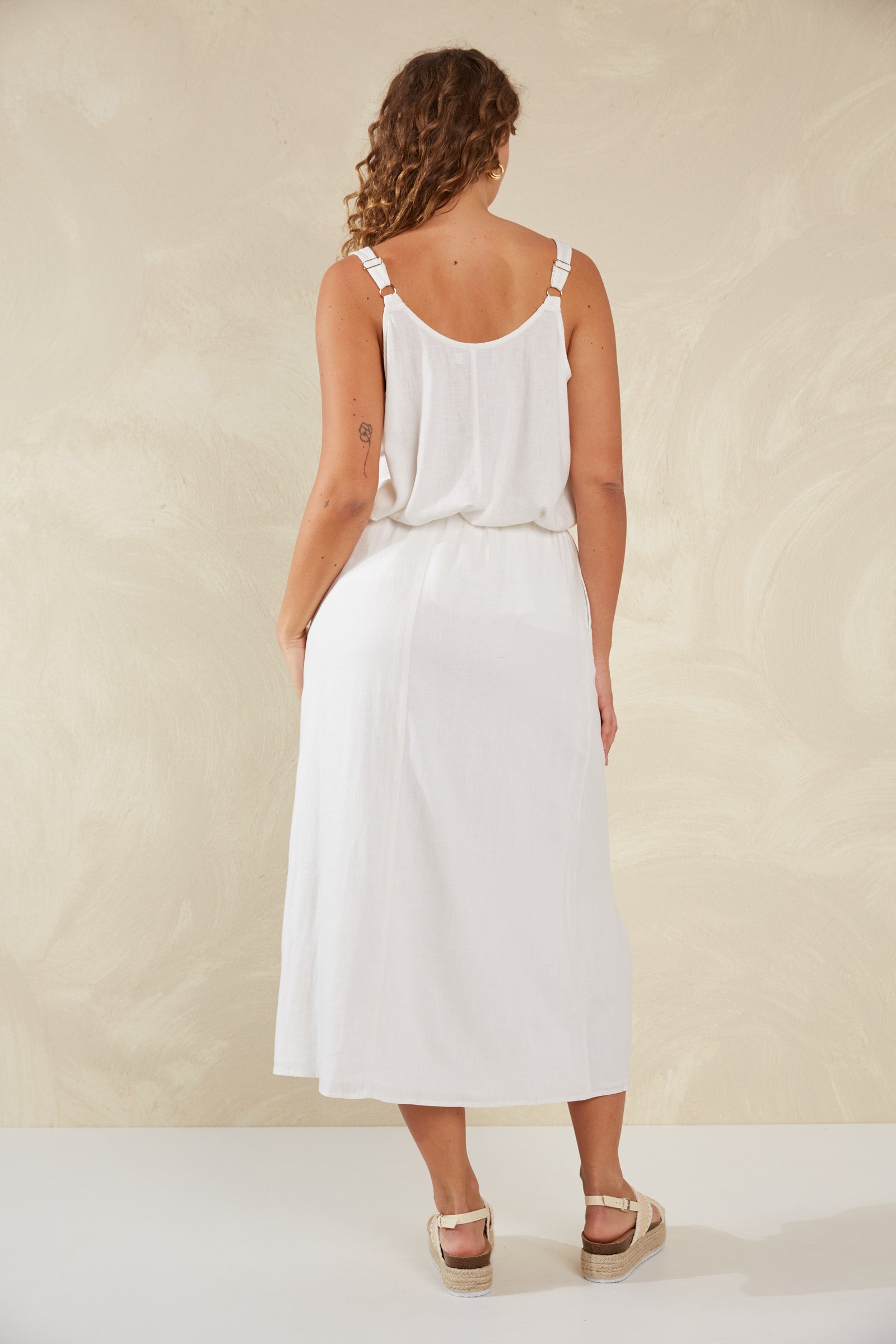 Sardinia Skirt - Bianco - The Haven Co