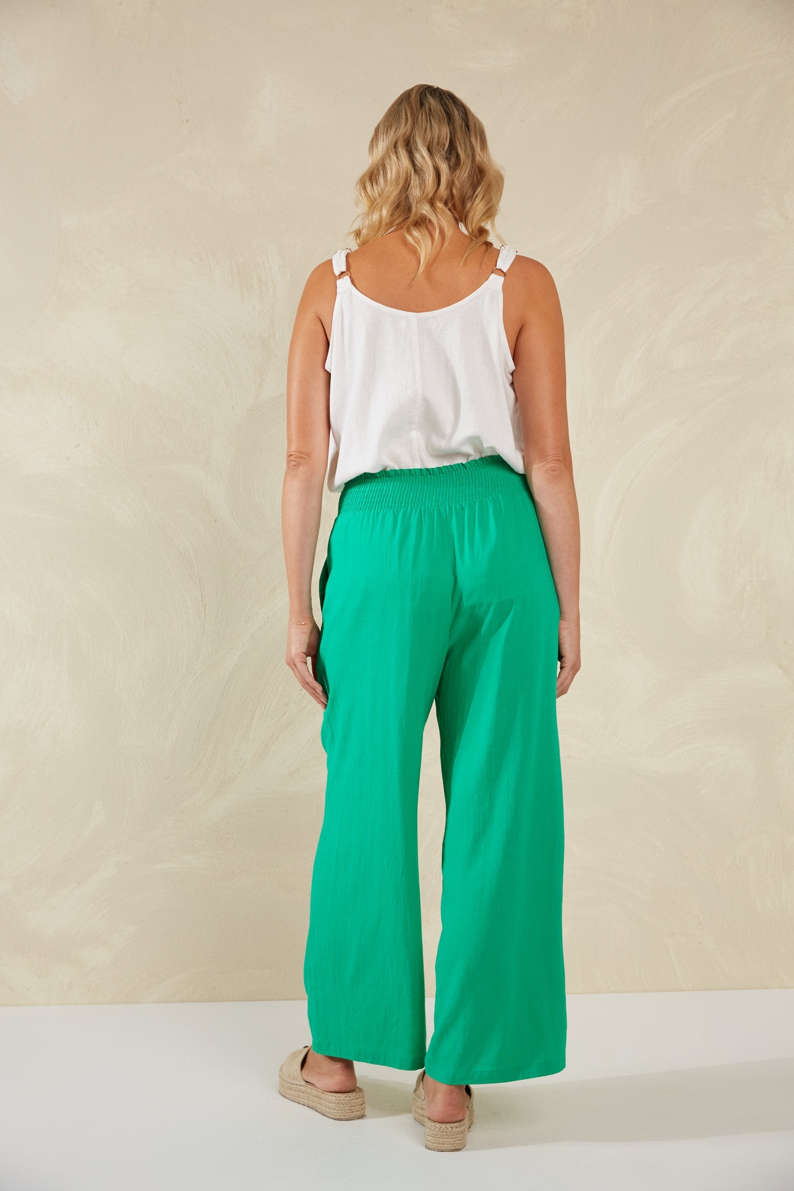 Sardinia Pant - Verde - The Haven Co
