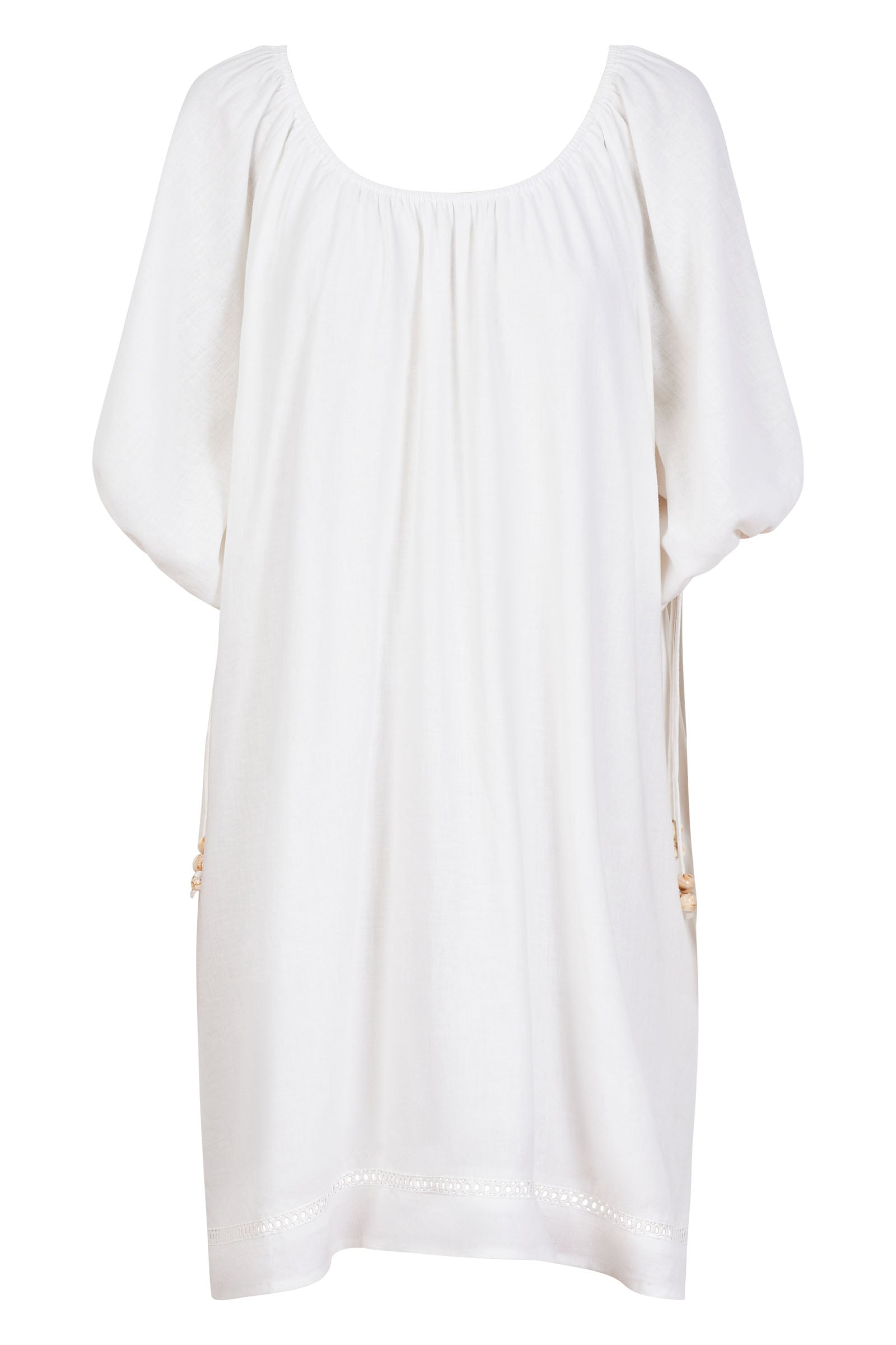 Sardinia Relaxed Dress - Bianco - The Haven Co