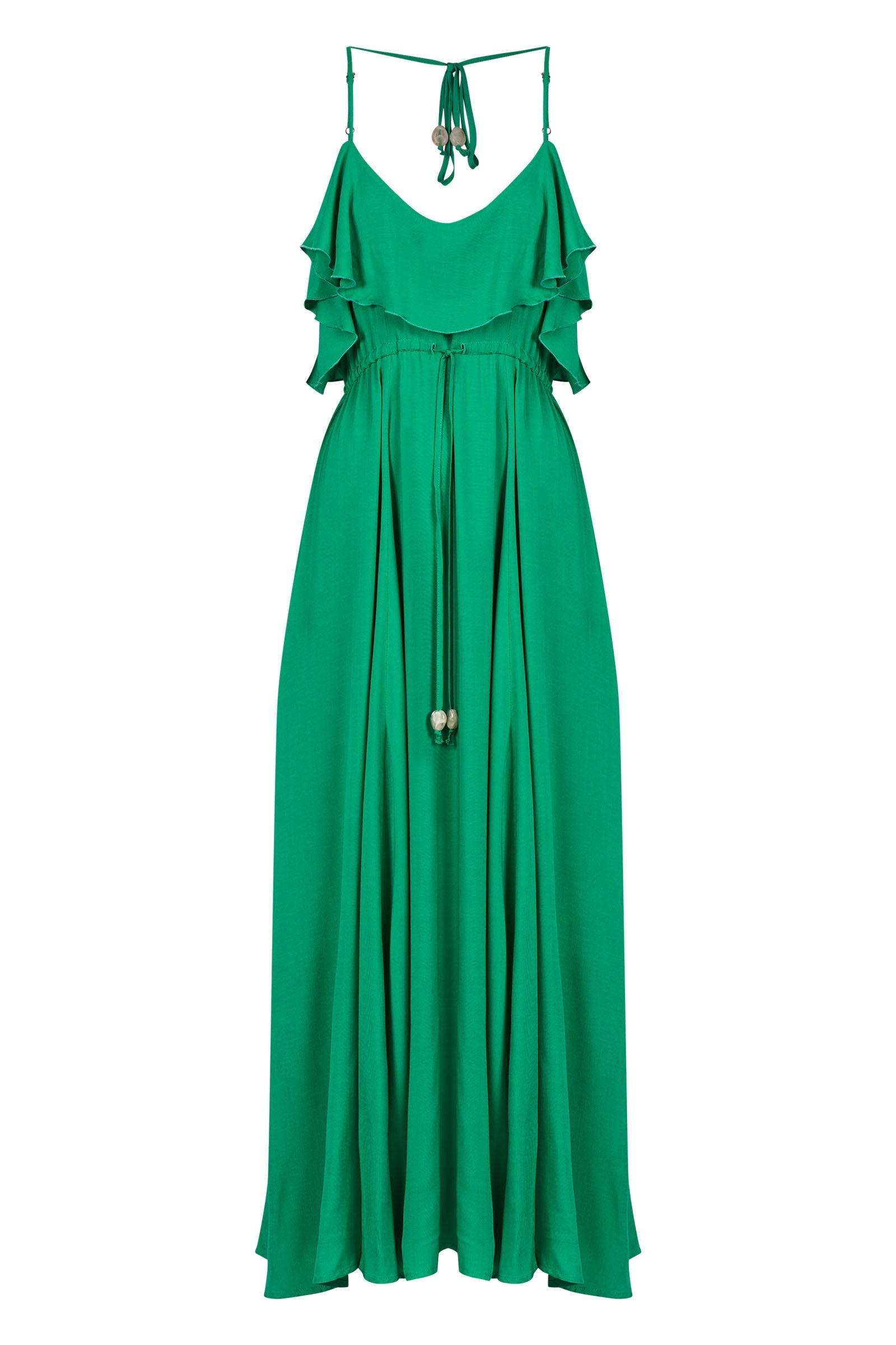 Lipari Frill Maxi - Verde - The Haven Co