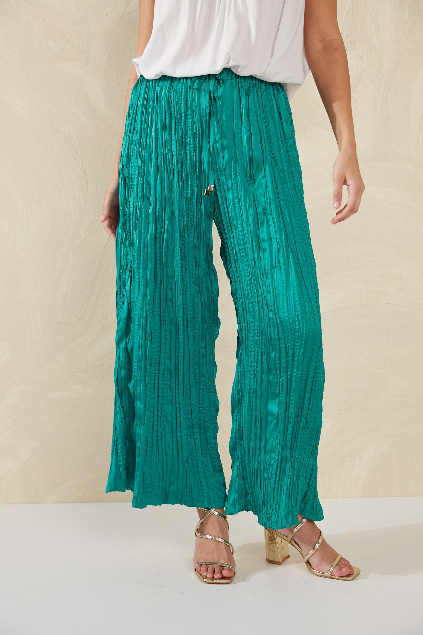 Verona Pant - Aqua - The Haven Co