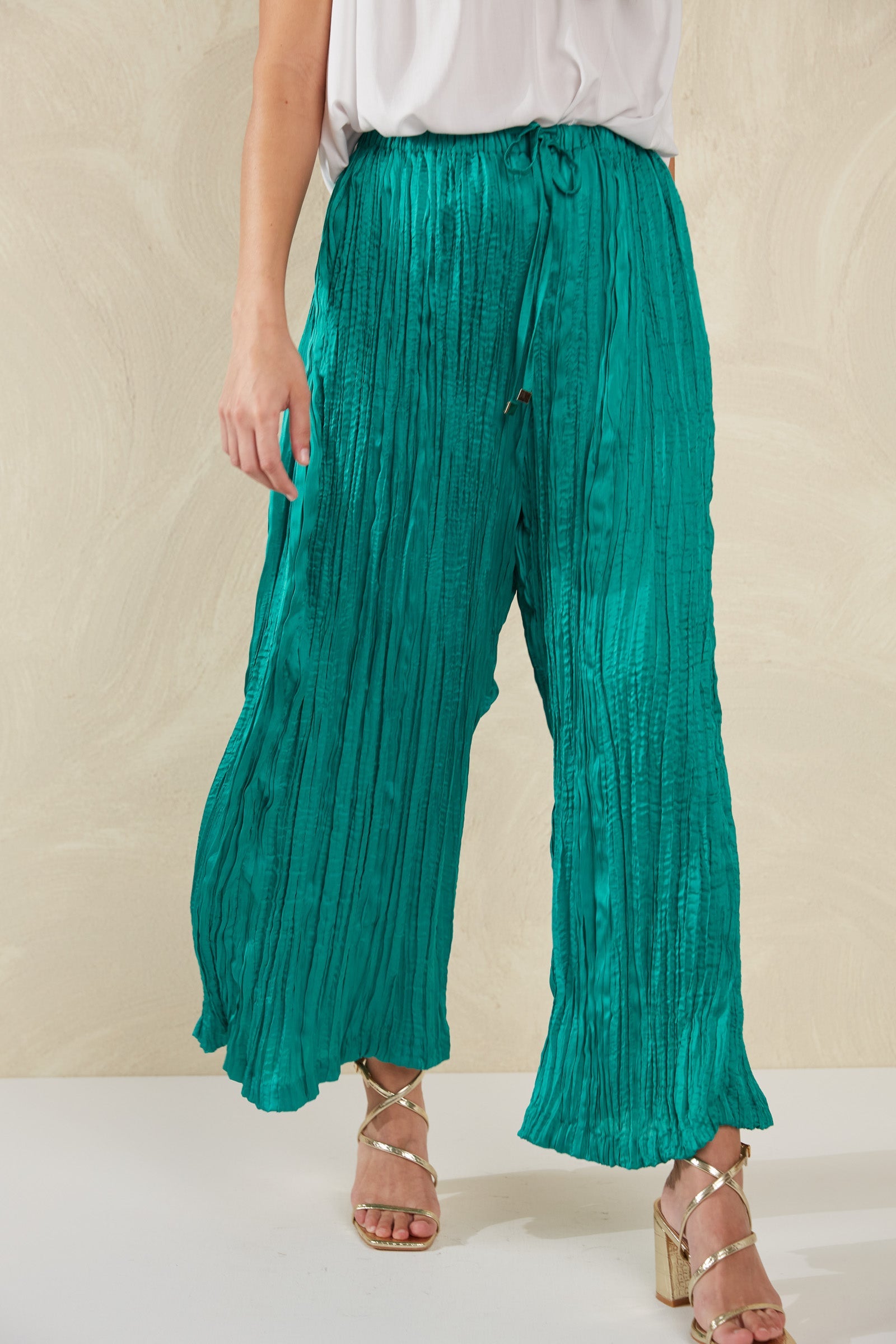 Verona Pant - Aqua - The Haven Co