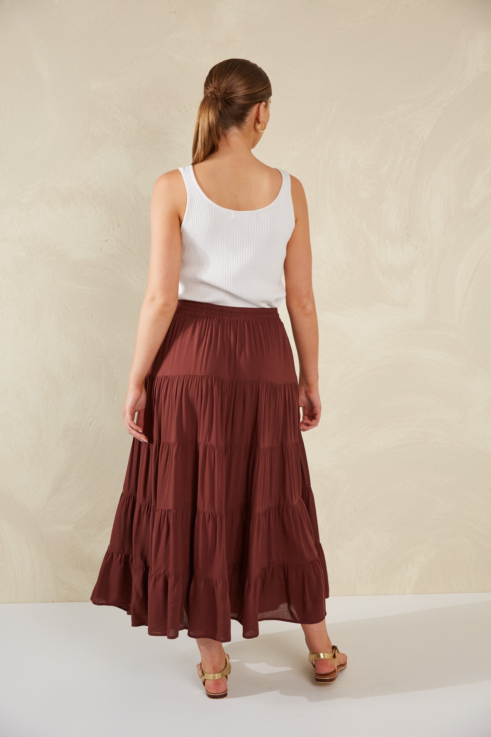 Palermo Skirt - Espresso - The Haven Co