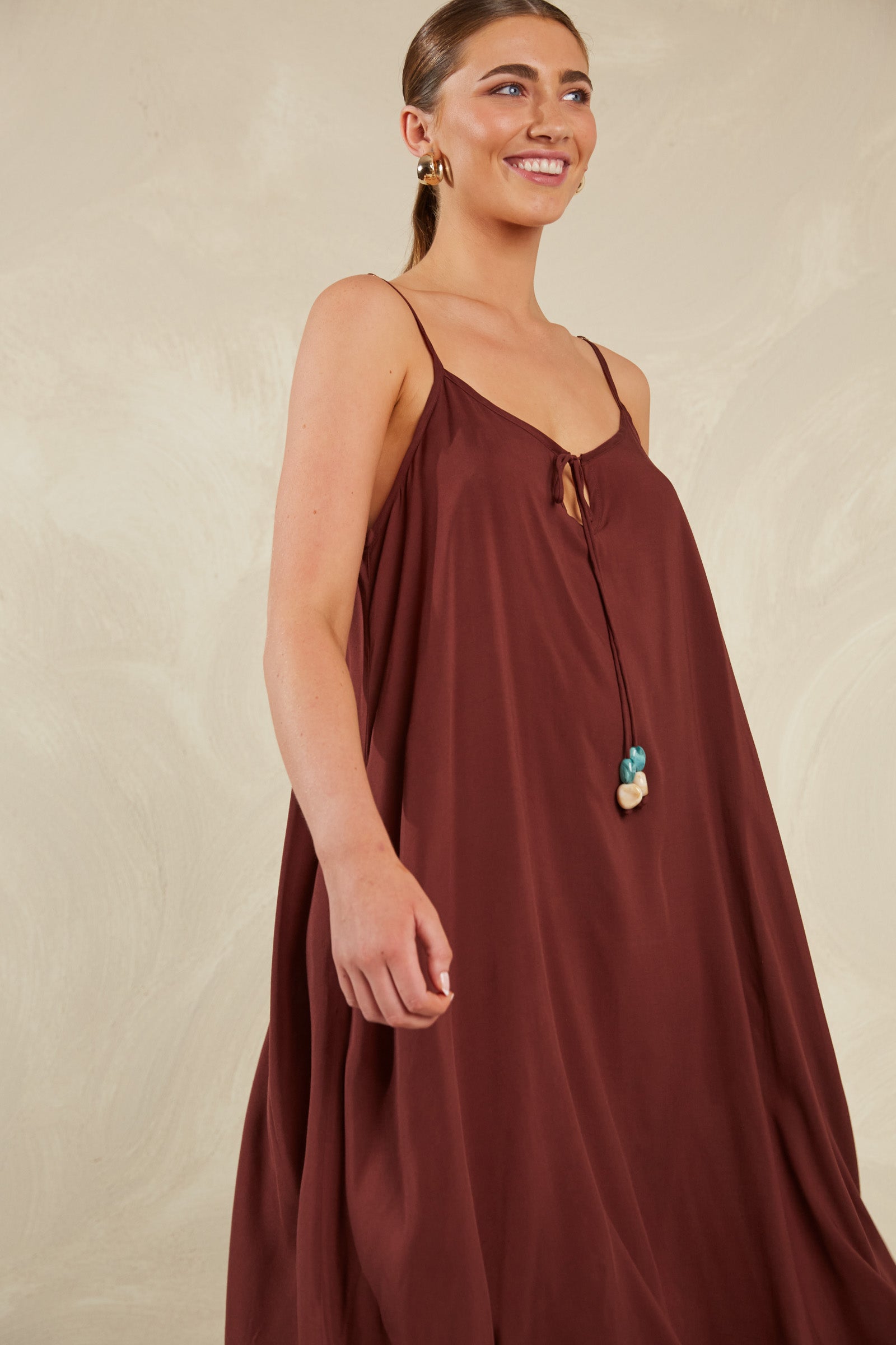 Palermo Tank Dress - Espresso - The Haven Co