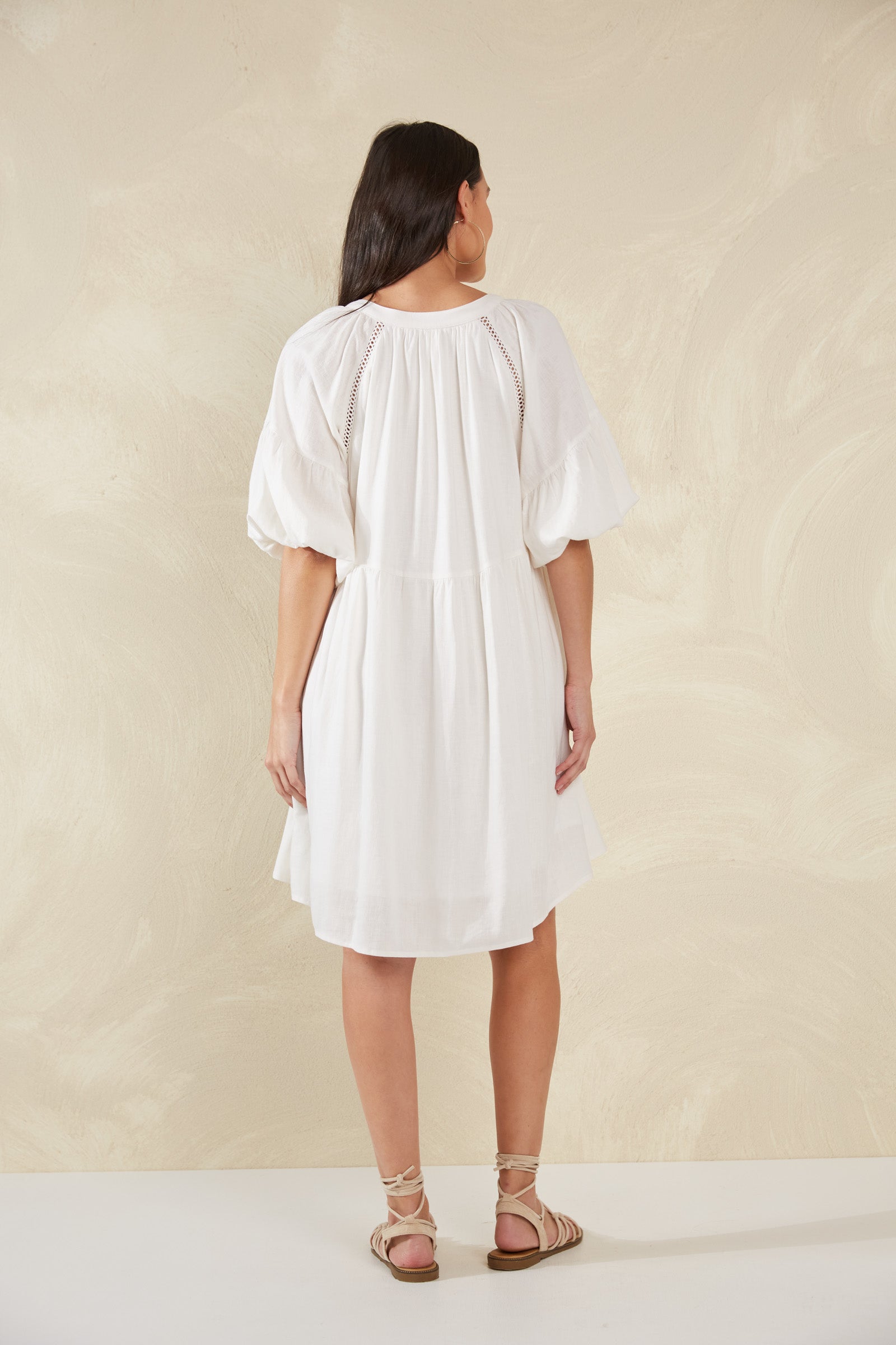 Florence Dress - Bianco - The Haven Co