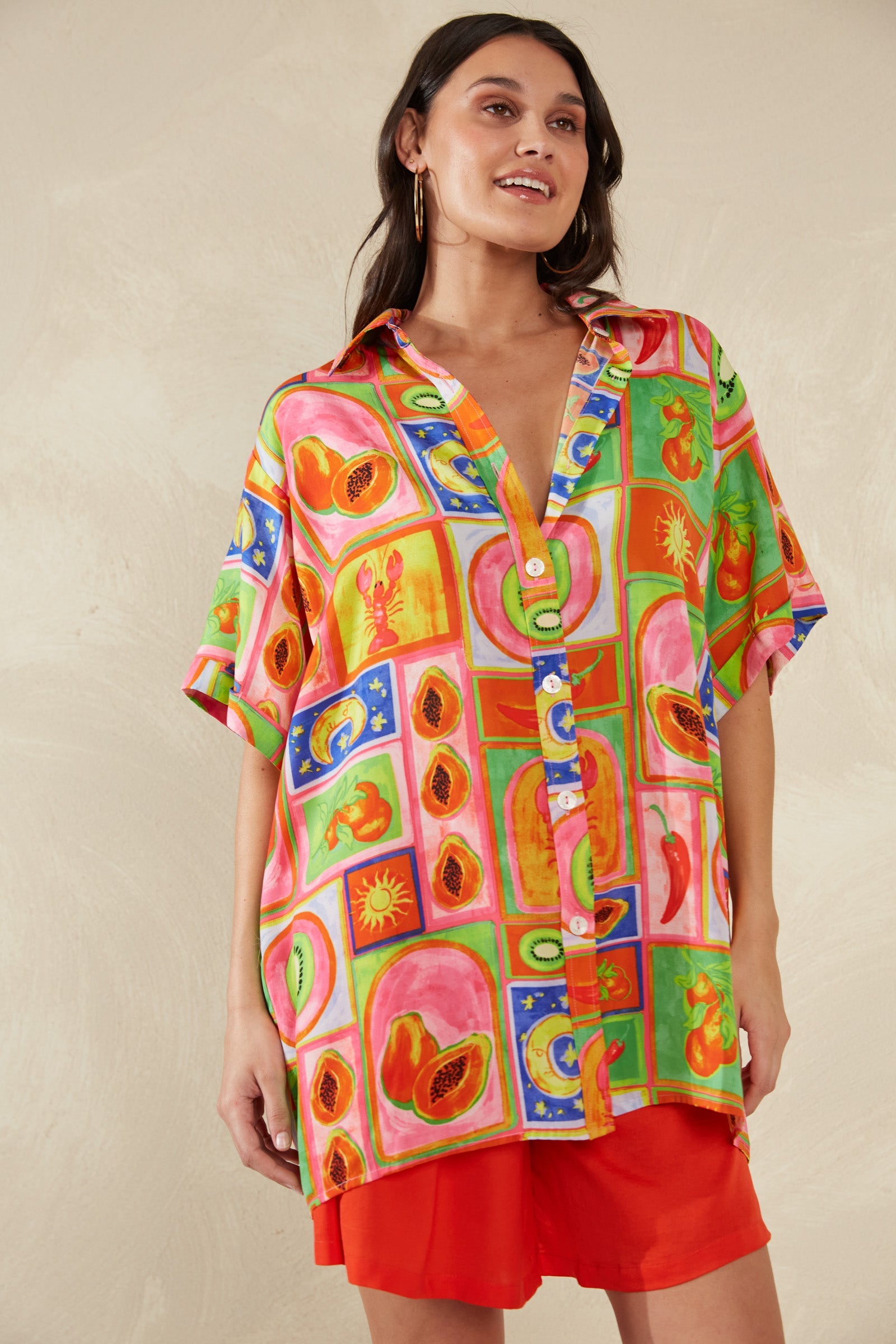Portofino Shirt - Spritz - The Haven Co
