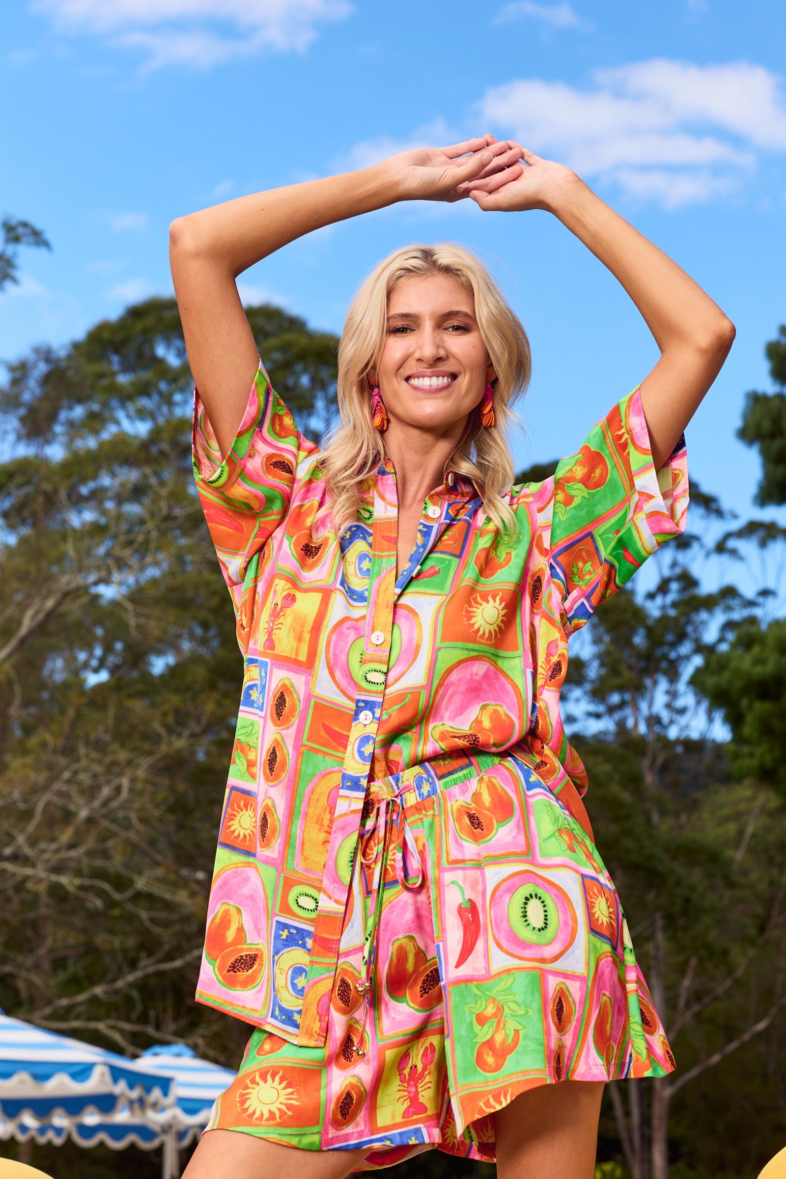 Portofino Shirt - Spritz - The Haven Co