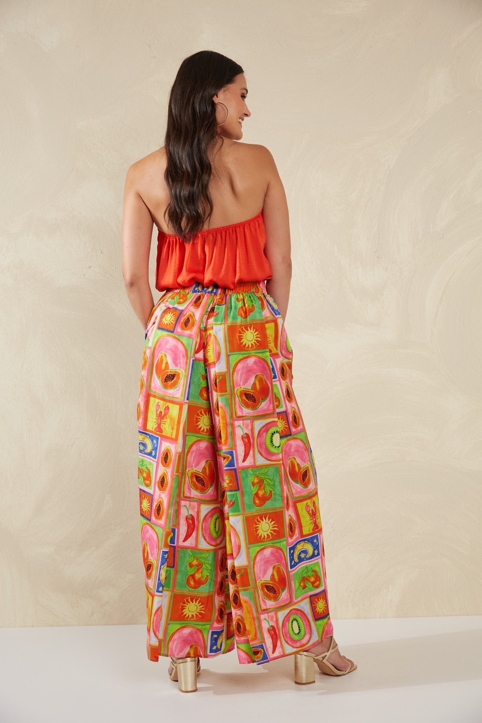 Portofino Pant - Spritz - The Haven Co