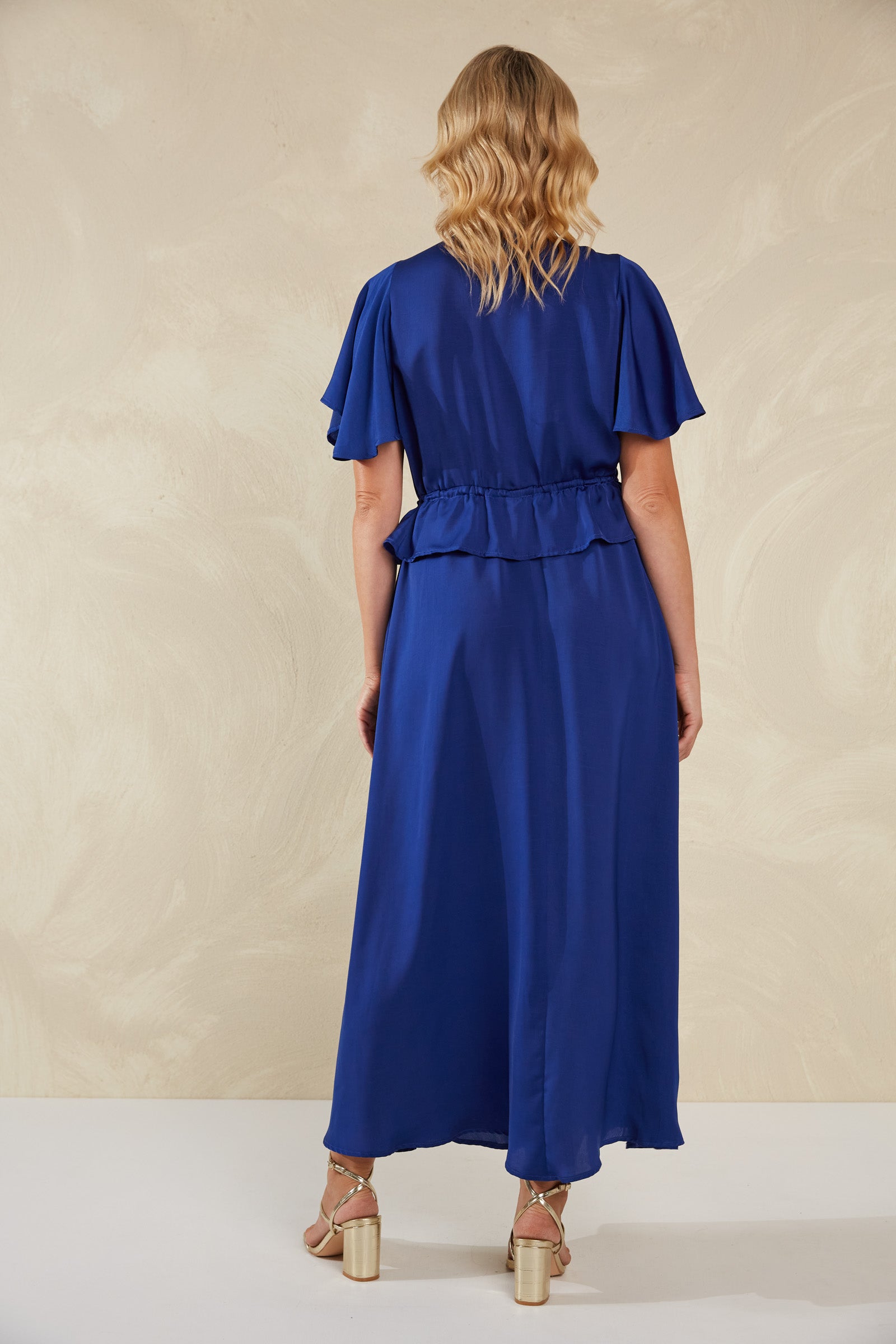 Portofino Frill Maxi - Lago - The Haven Co
