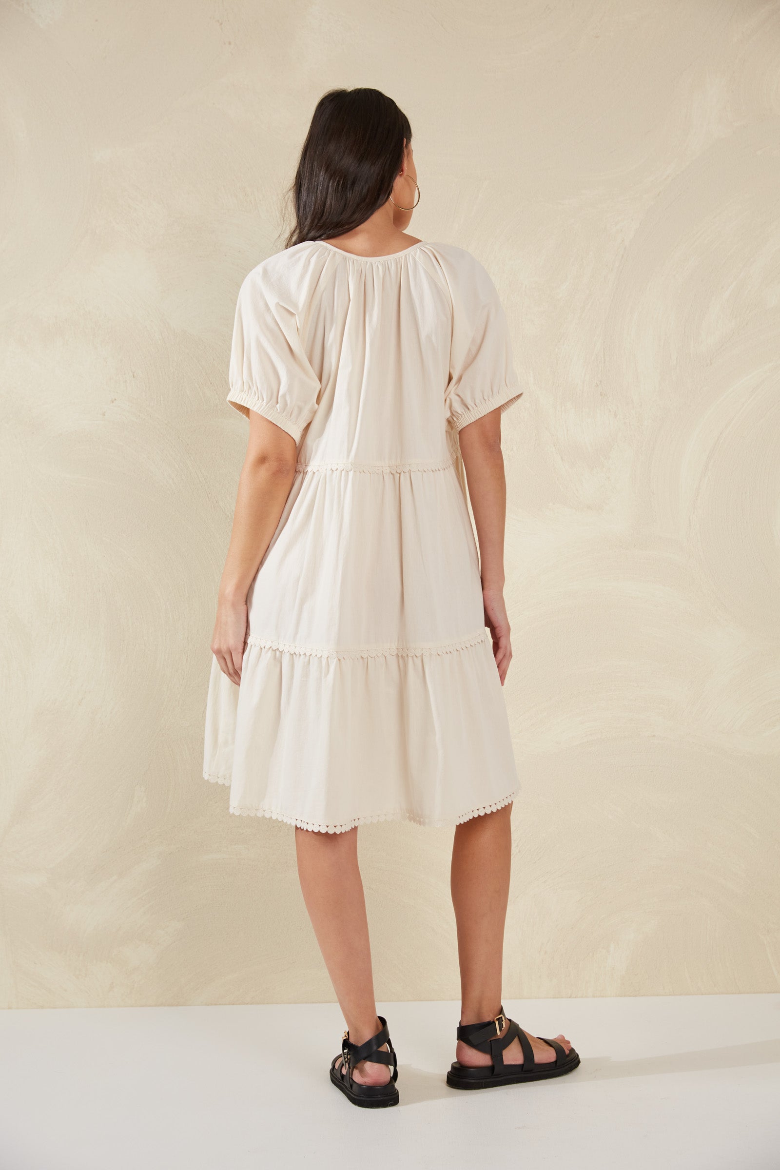Adelfia Dress - Cannoli - The Haven Co