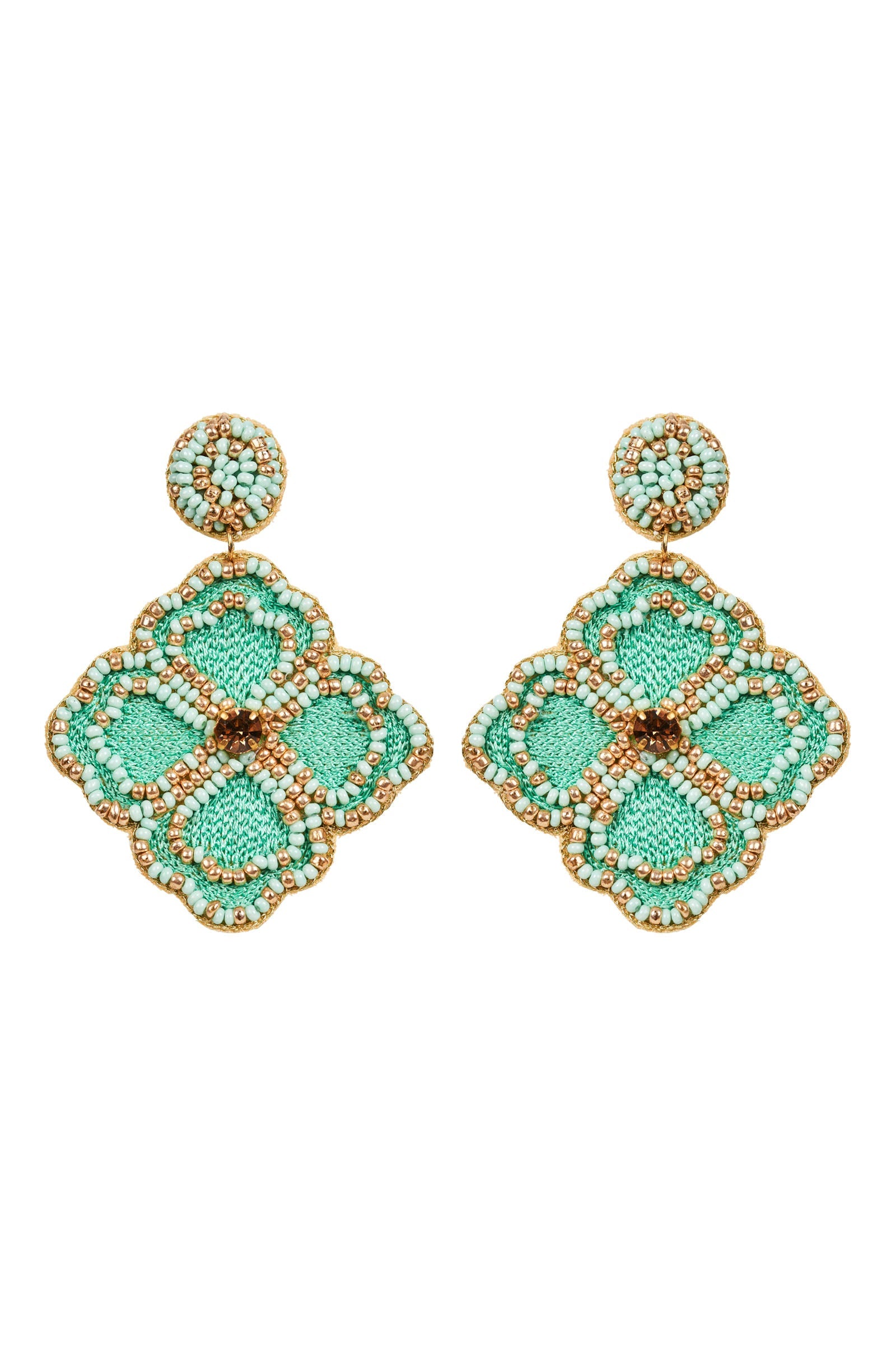 Lipari Earring - Aqua - The Haven Co