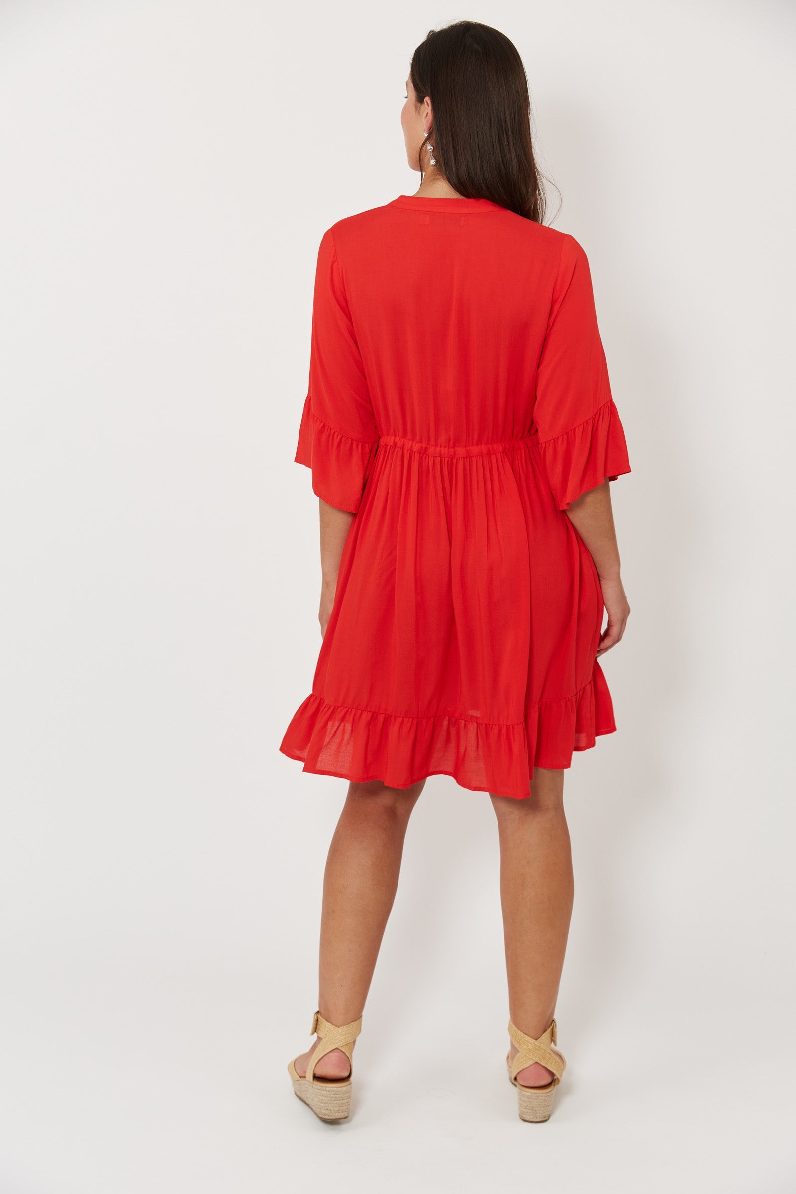 Isola Tie Dress - Negroni