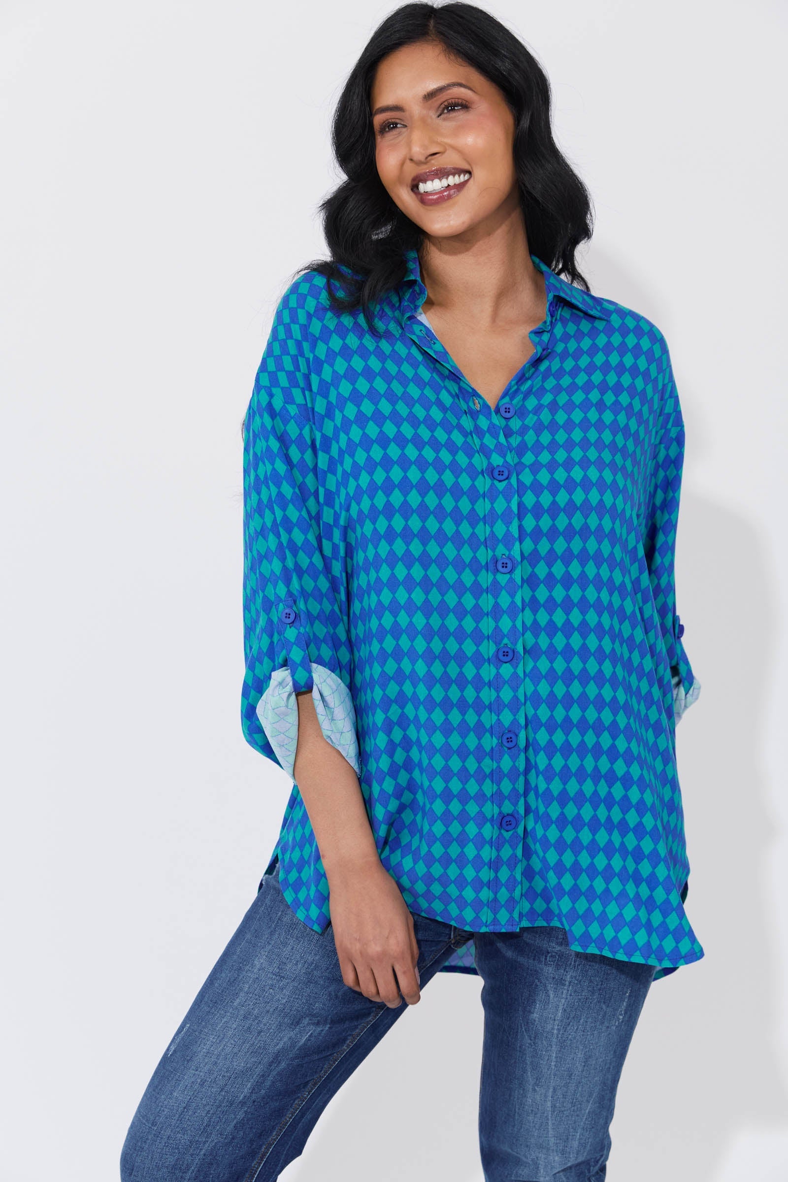 Casablanca Shirt - Blue/Oasis