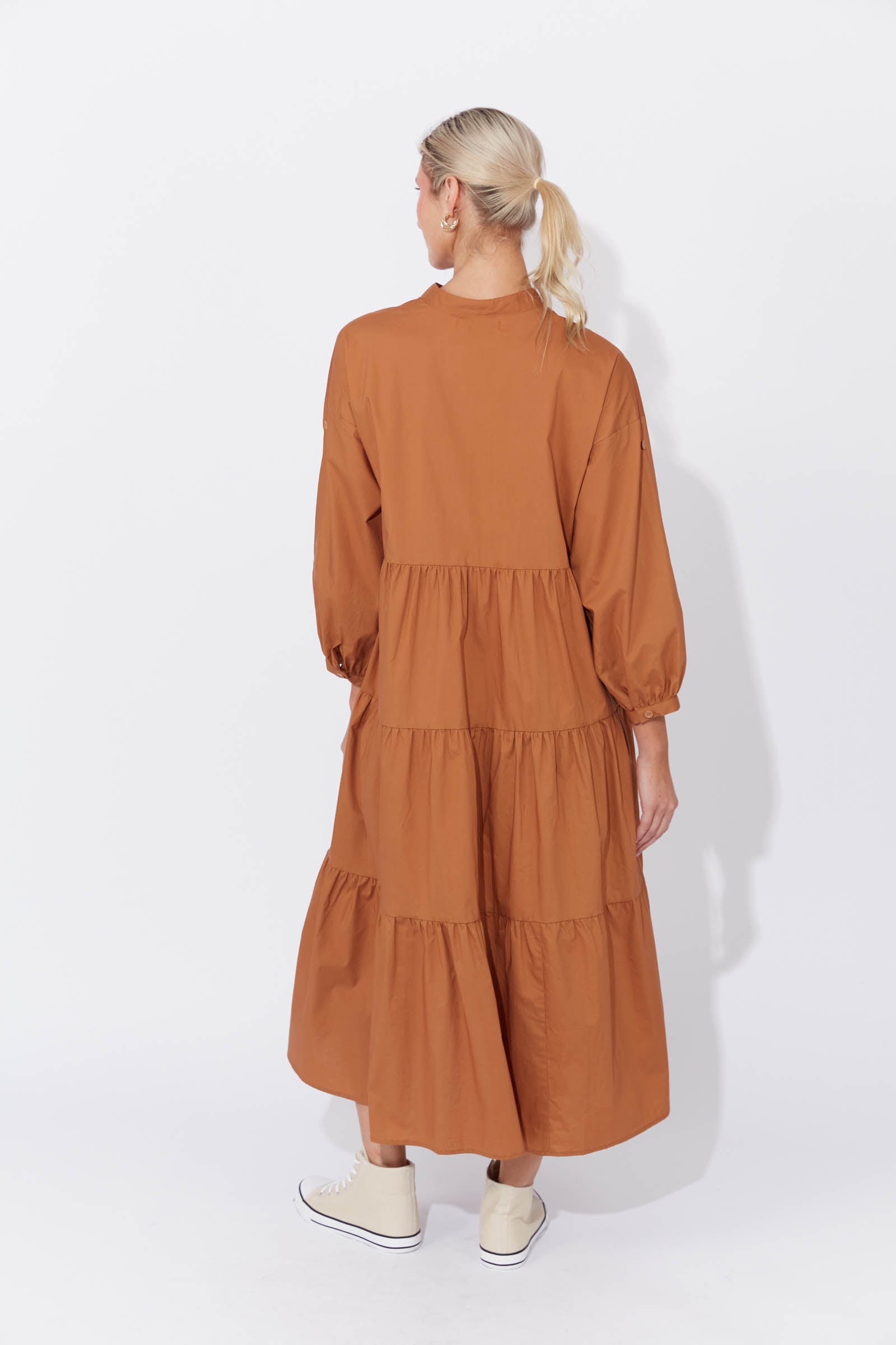 Phoenix Tiered Dress - Dune