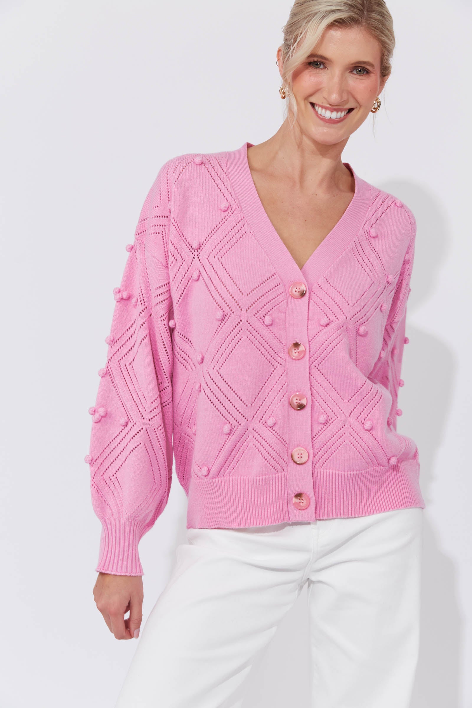 Corfu Cardigan - Musk