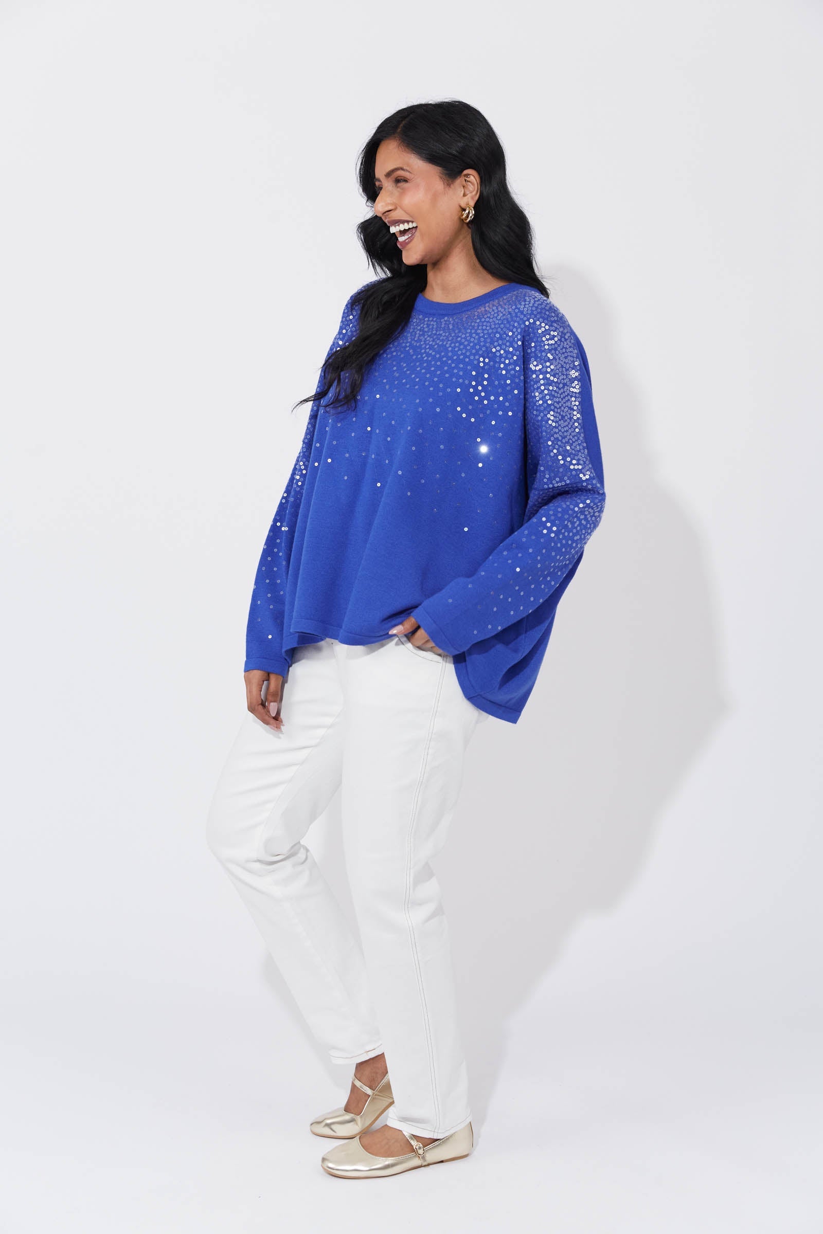 Cancun Jumper - Cobalt