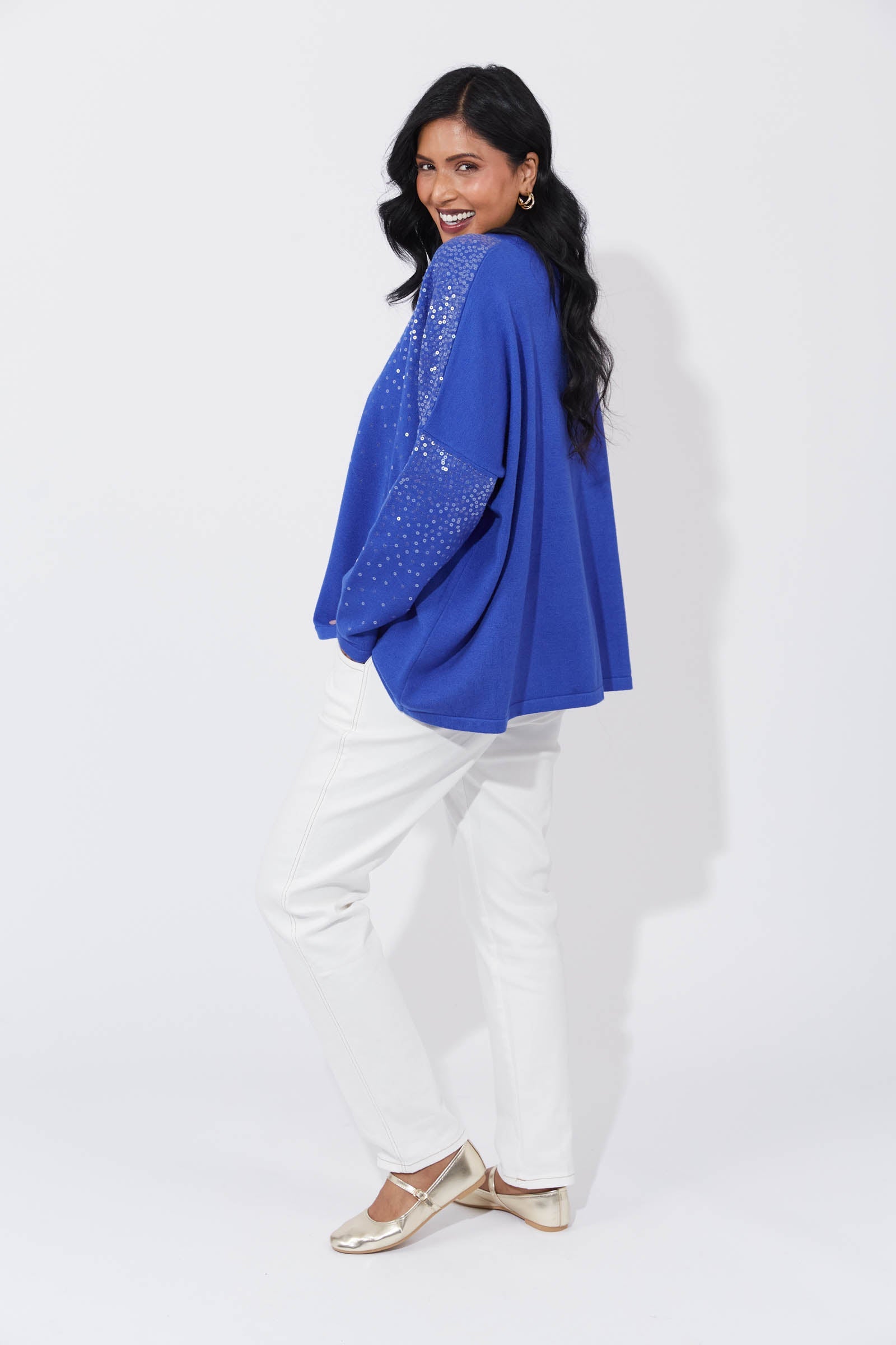 Cancun Jumper - Cobalt