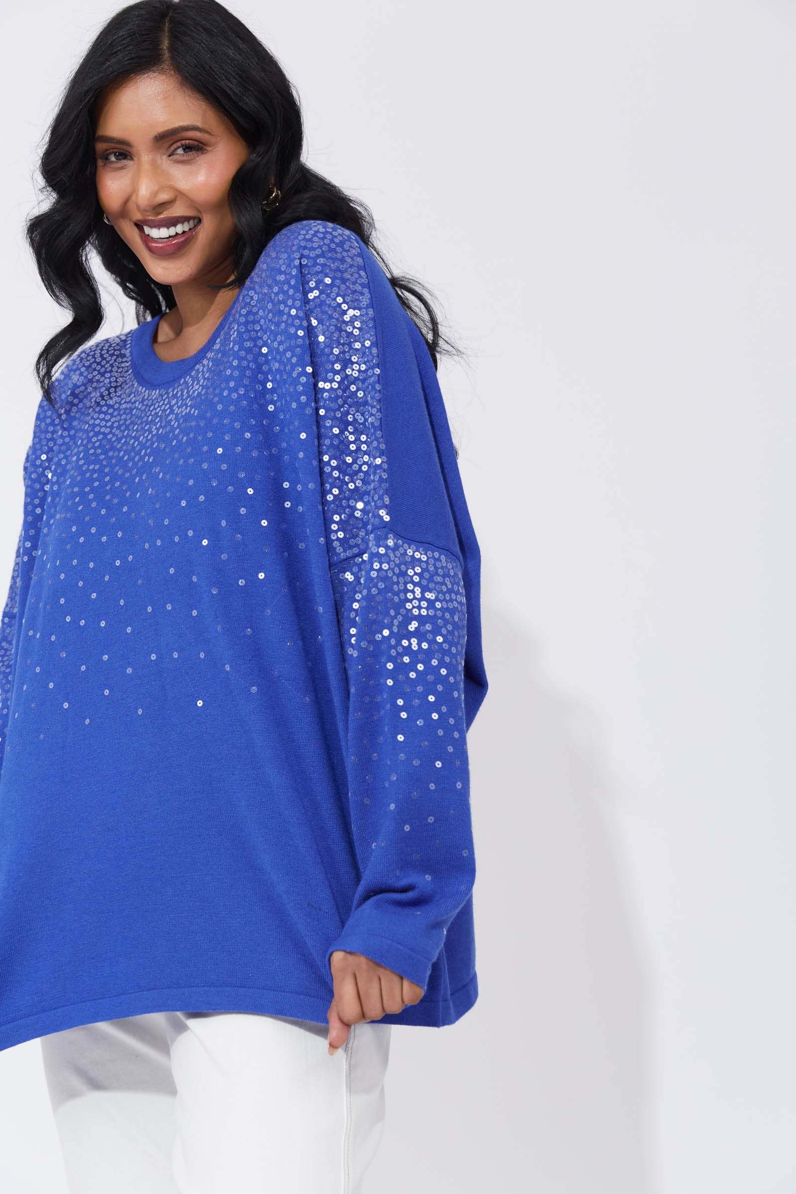Cancun Jumper - Cobalt