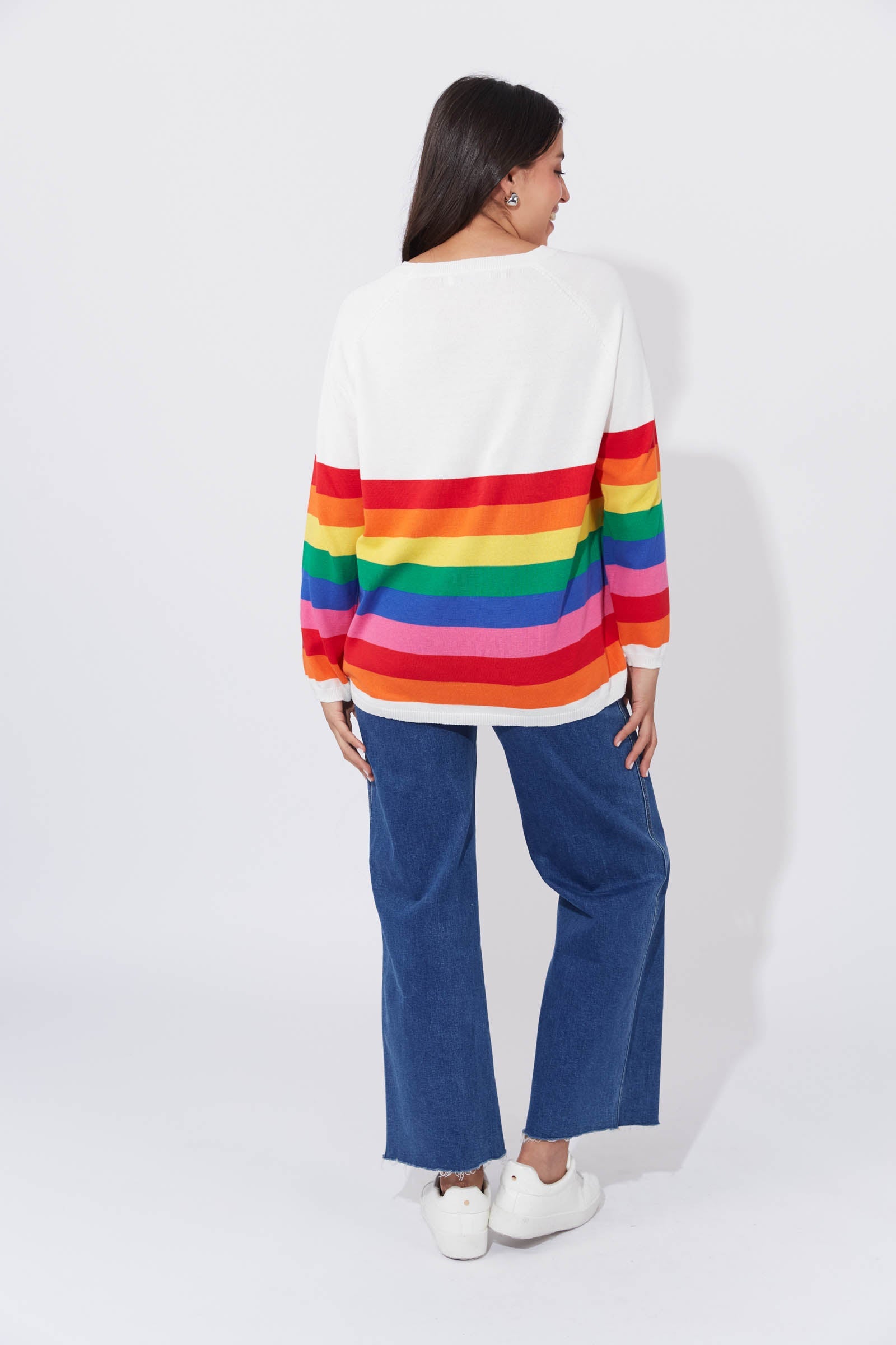 Florida Stripe Jumper - Rainbow