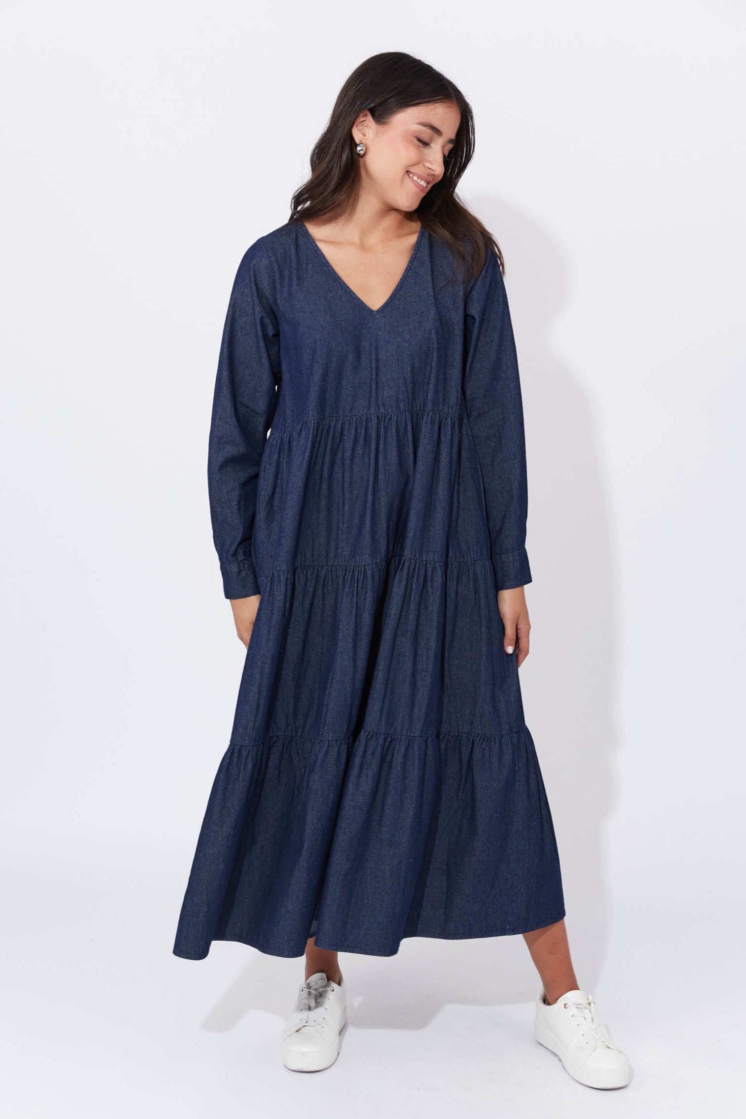Austin Denim Maxi - Indigo