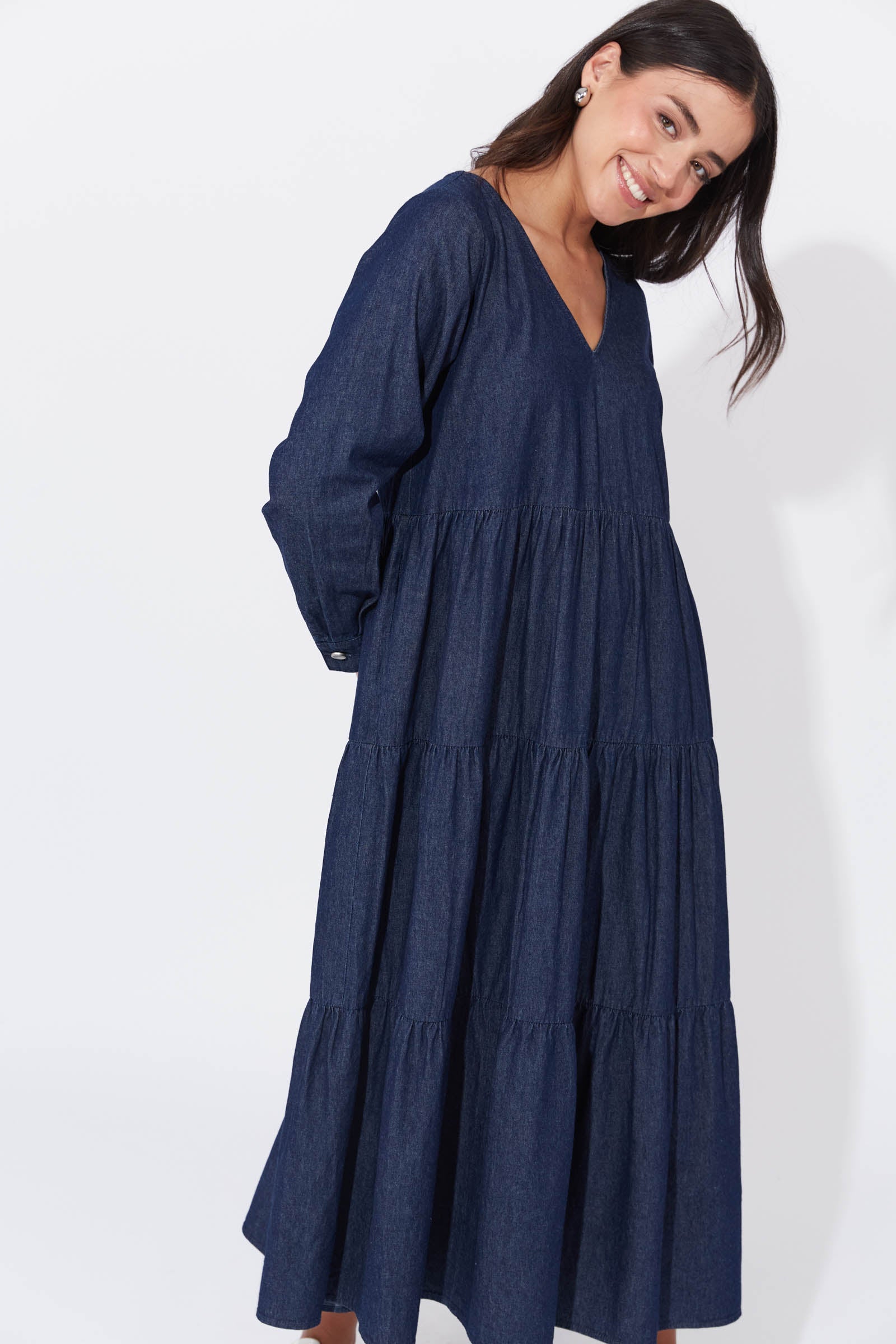 Austin Denim Maxi - Indigo