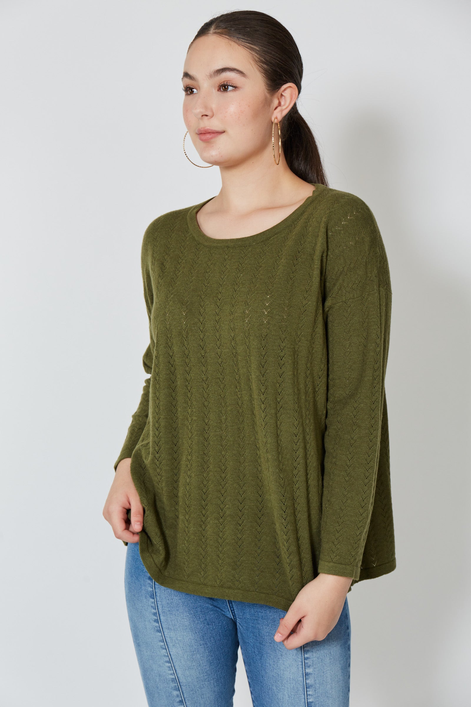 Thalia Jumper - Evergreen