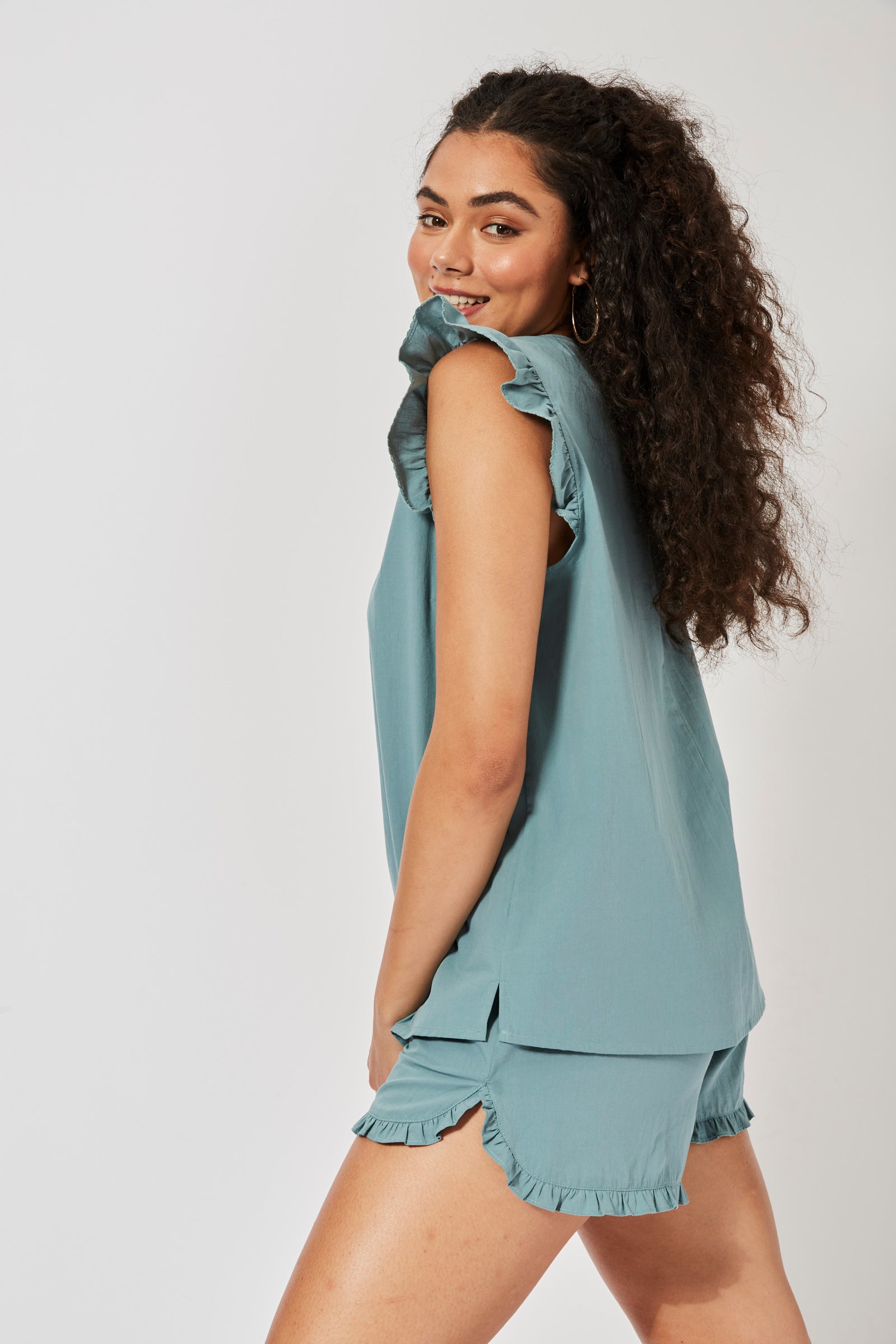 Salvador Frill Top - Mineral