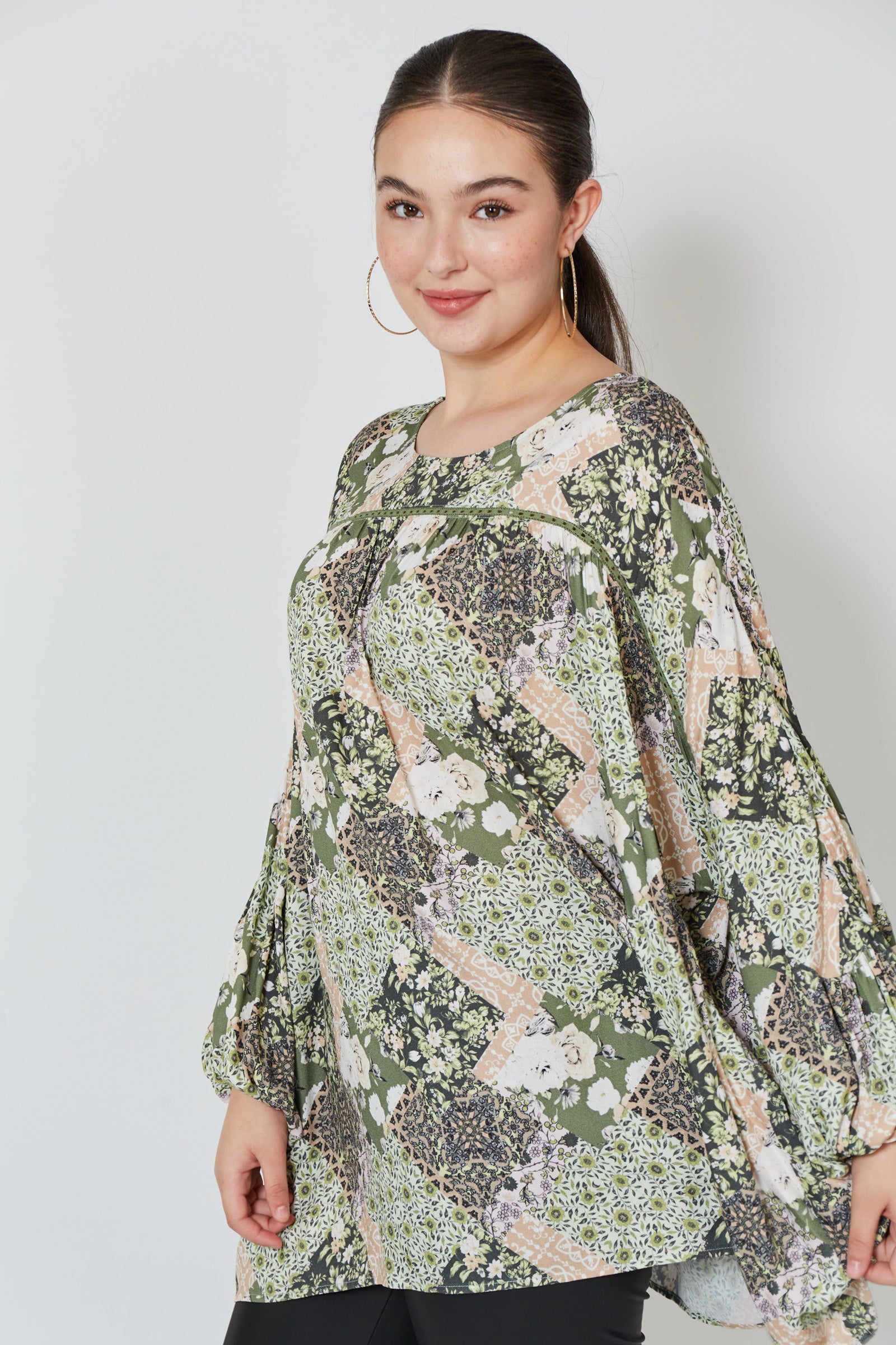 Coppola Oversized Top - Evergreen Muse