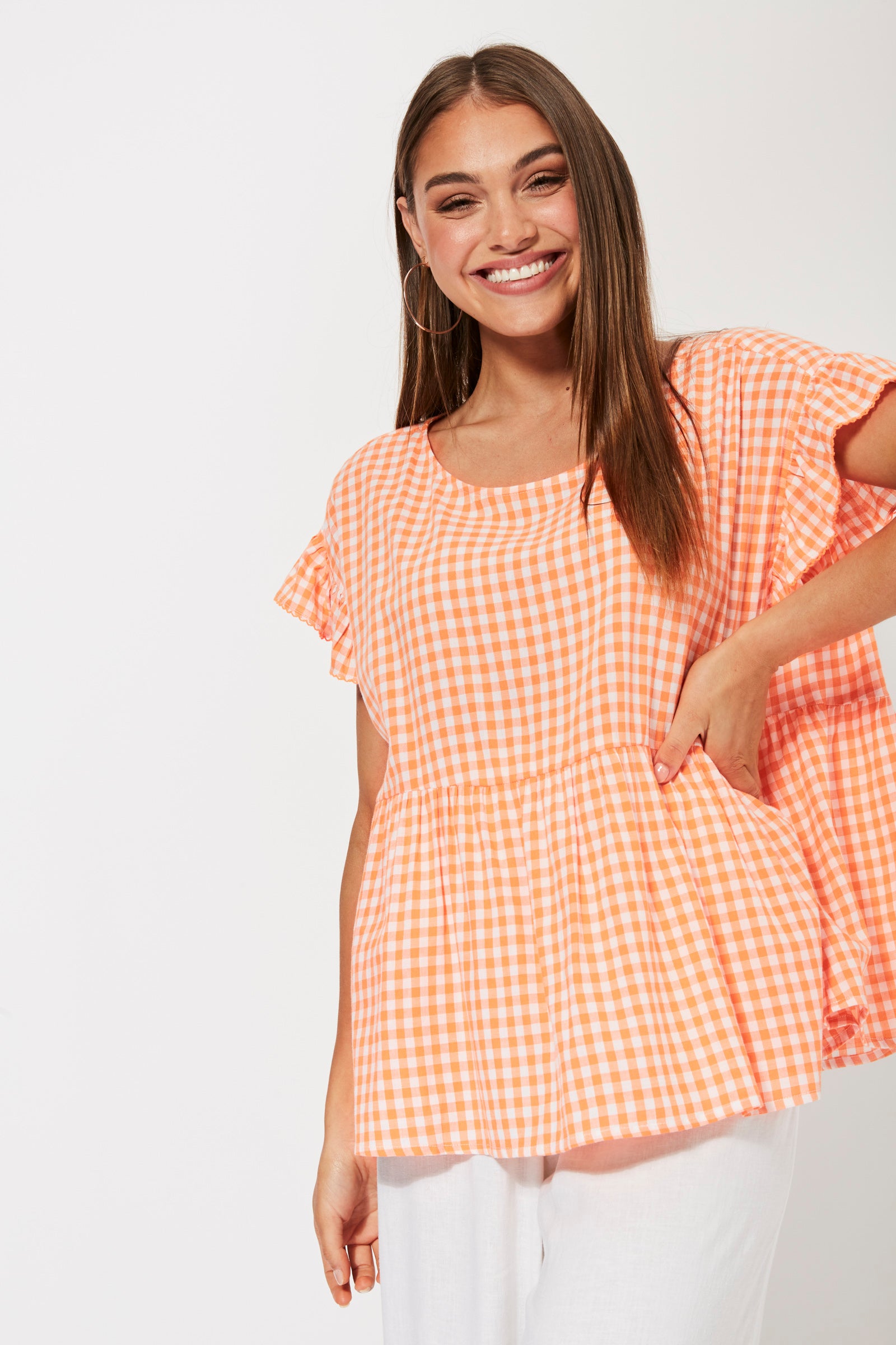 Rio Frill Top - Mango