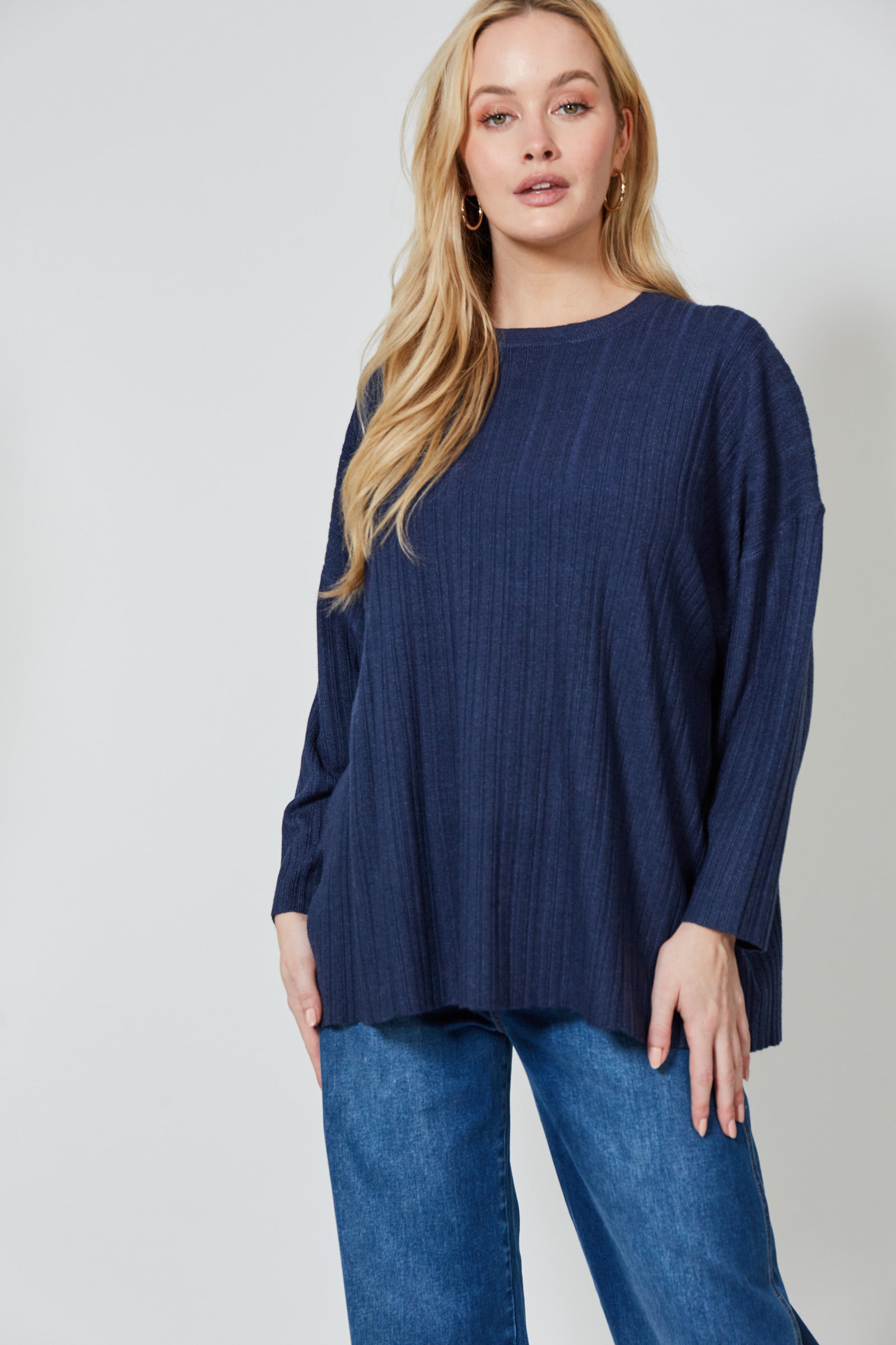 Ines Rib Jumper - Yale