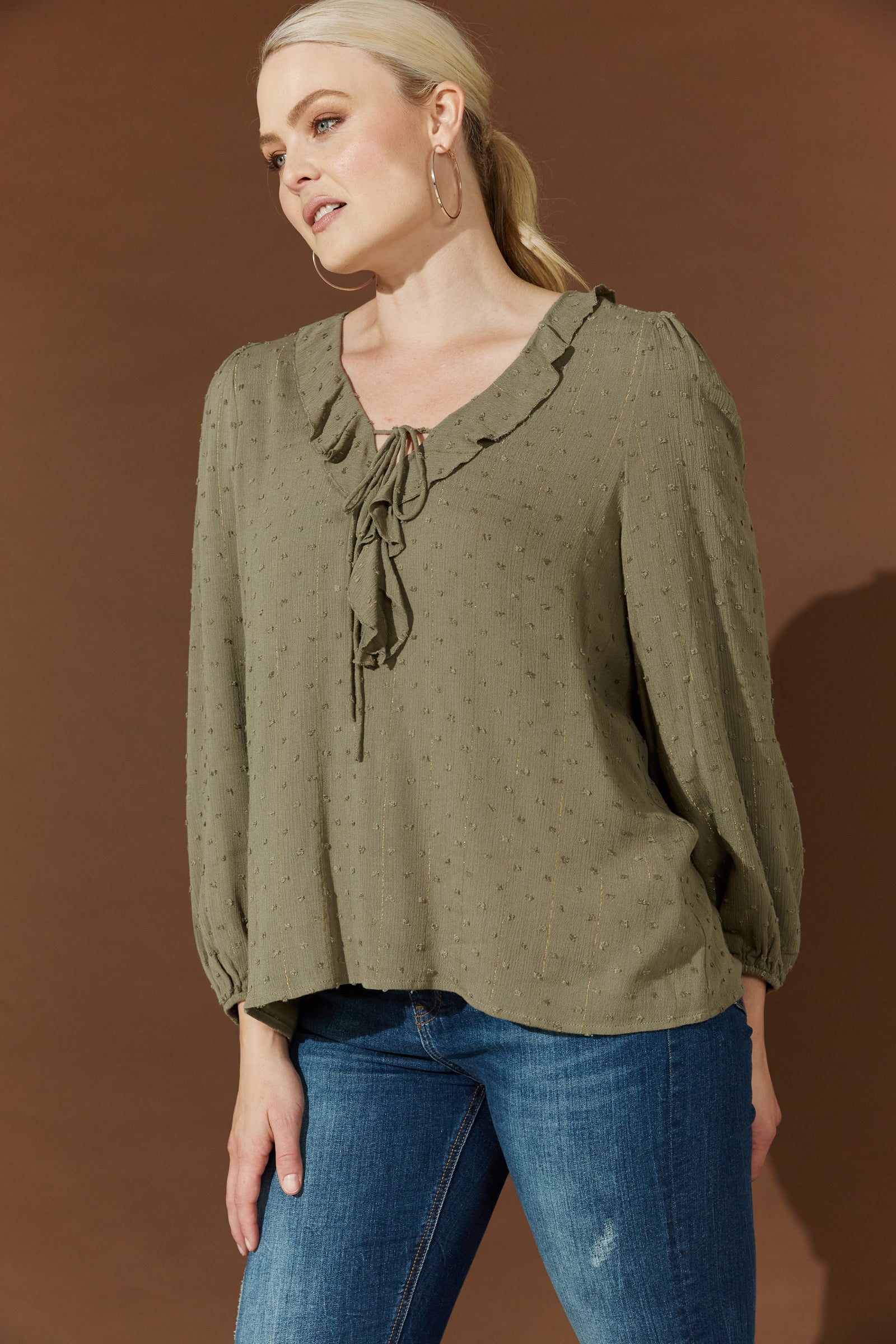 Ethereal Blouse - Moss