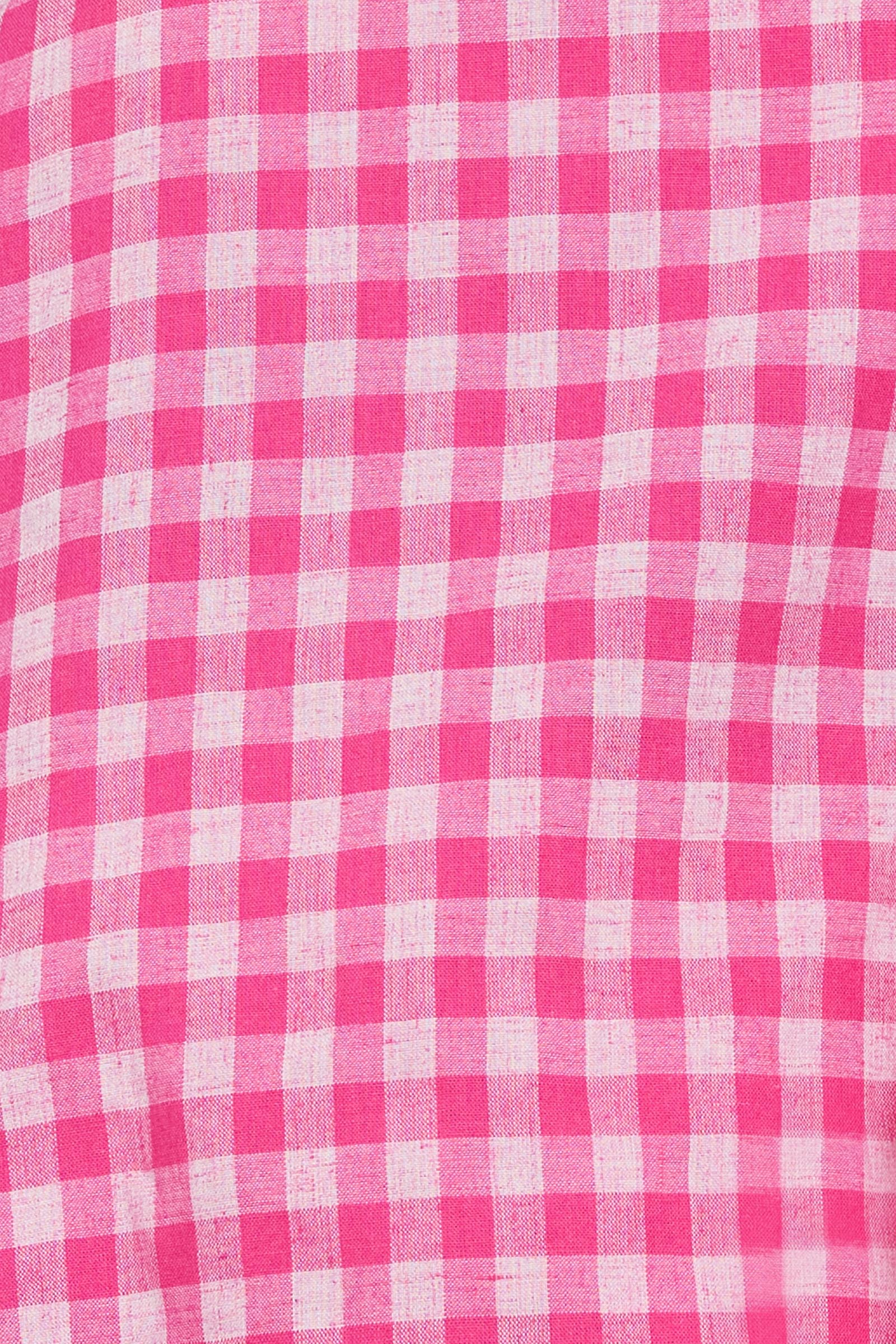 Mimosa Frill Top - Candy - eb&ive Clothing - Top Cap Sleeve Linen