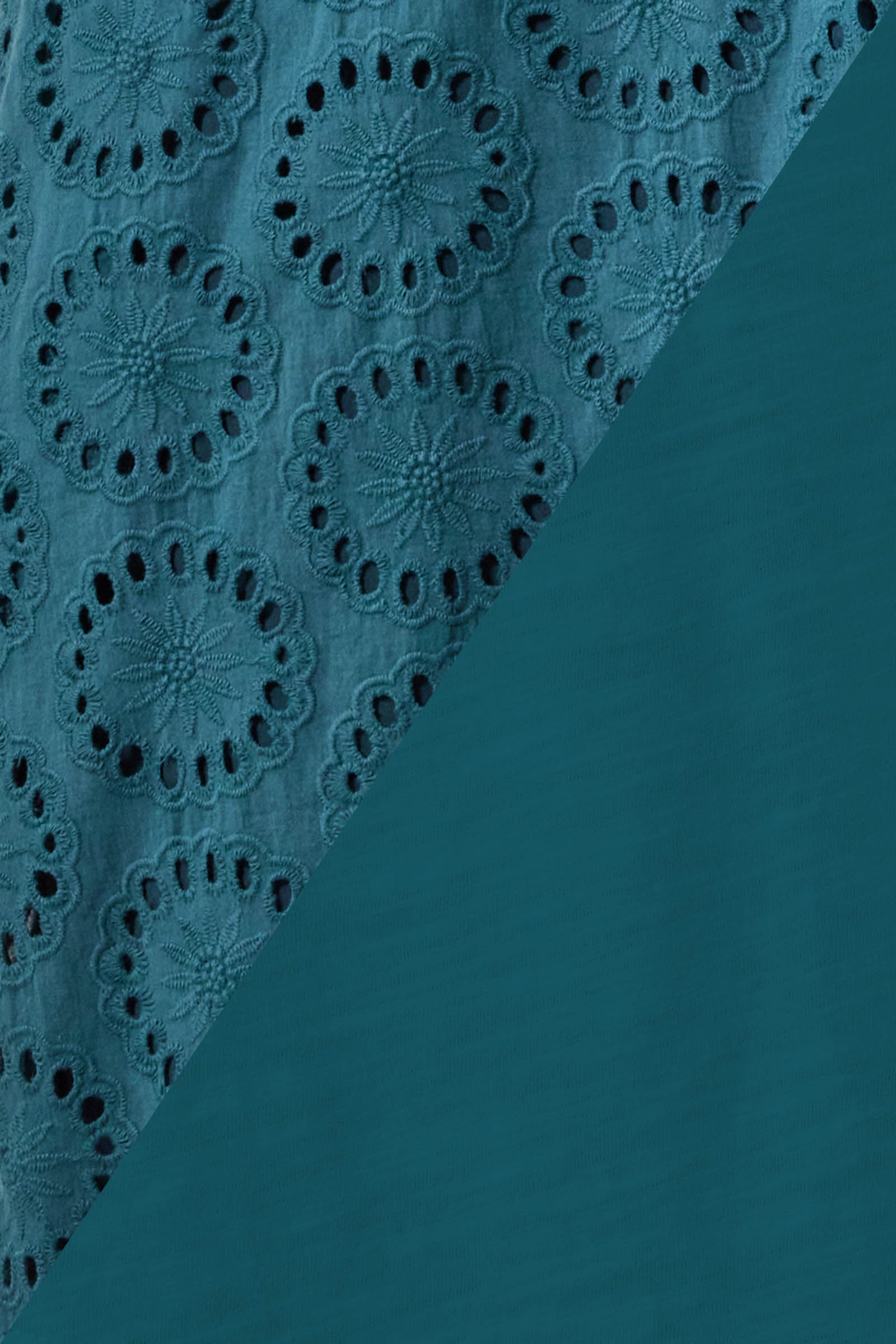 Parterre Tshirt - Teal - Isle of Mine Clothing - Top Tshirt S/S