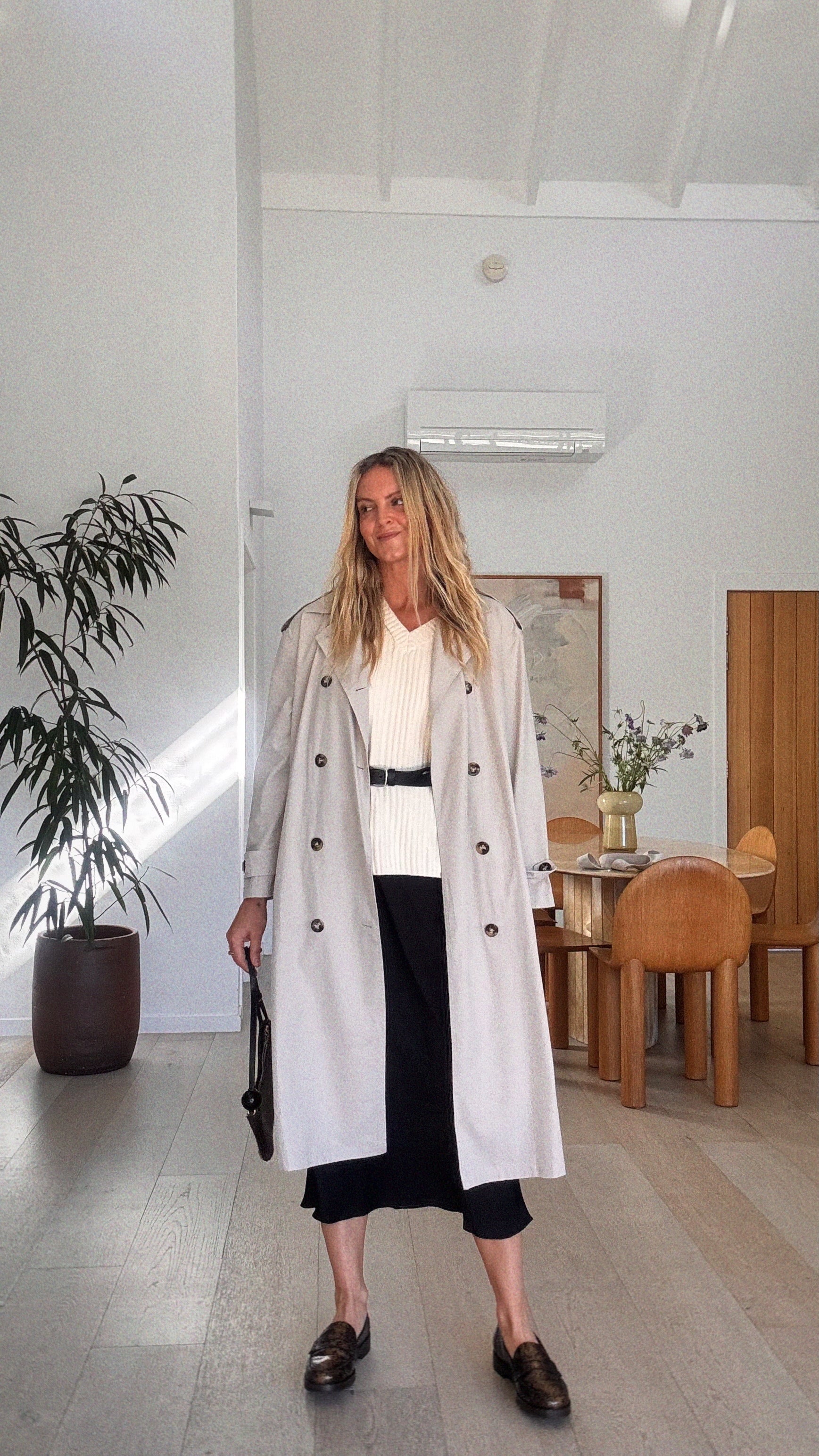 Freya Trench Coat - Canvas