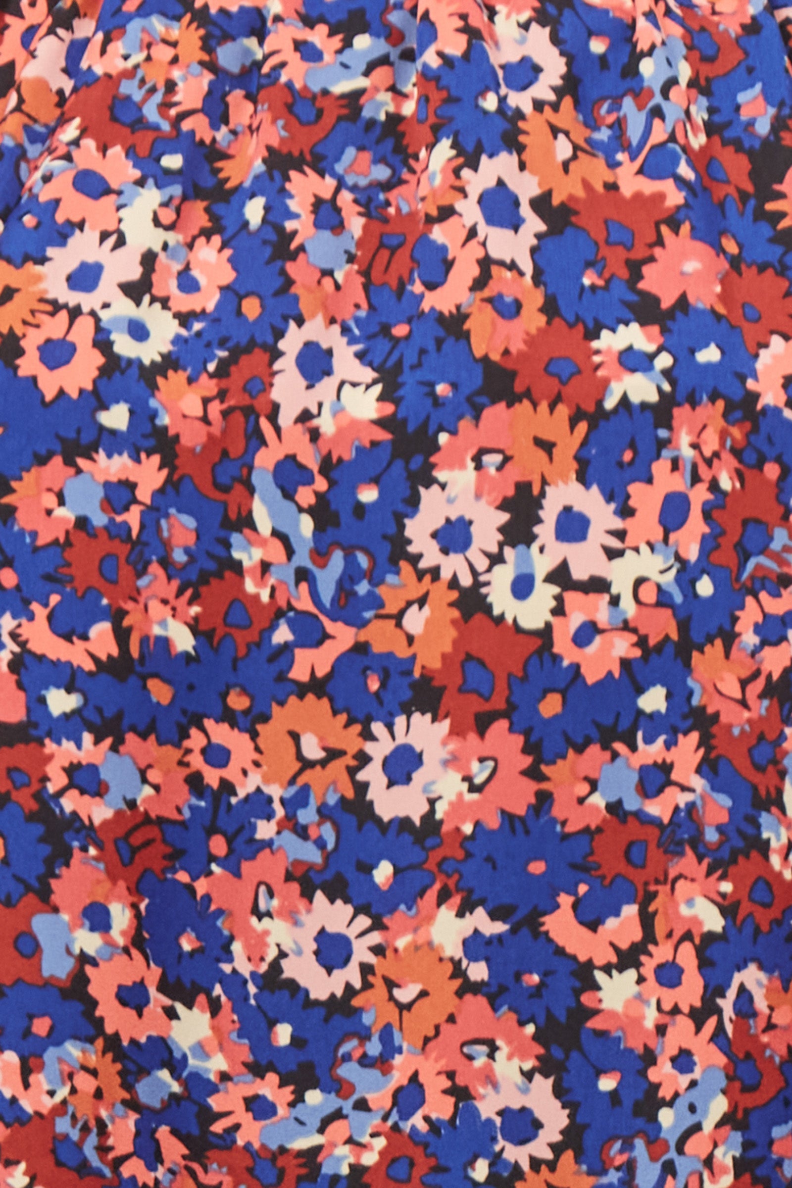 Romance Blouse - Azure Bloom - Isle of Mine Clothing - Top 3/4 Sleeve
