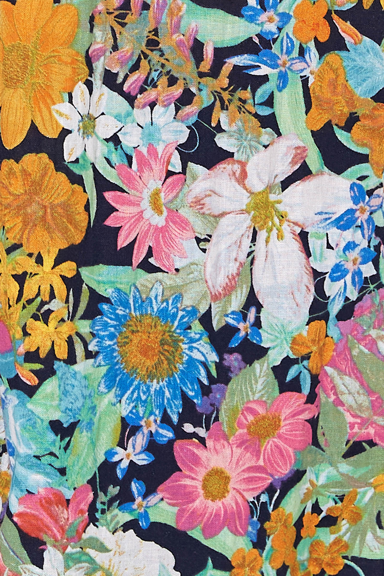 Verve Relax Top - Navy Flourish - eb&ive Clothing - Top S/S One Size