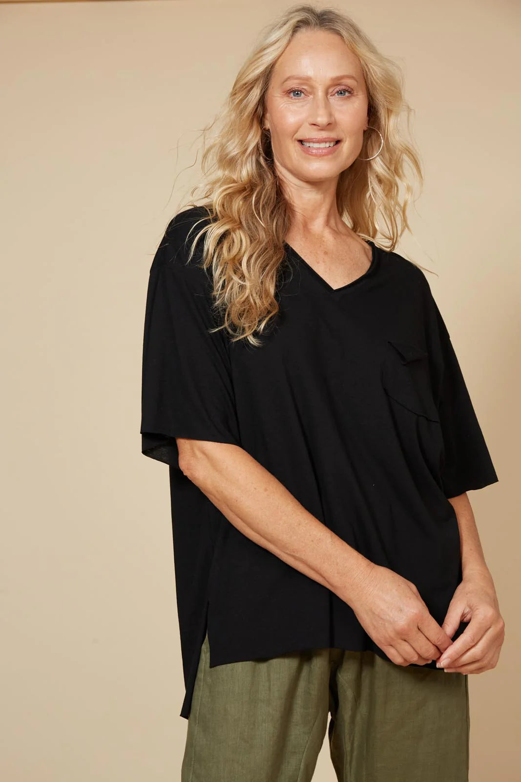 Studio Pocket Tshirt - Ebony