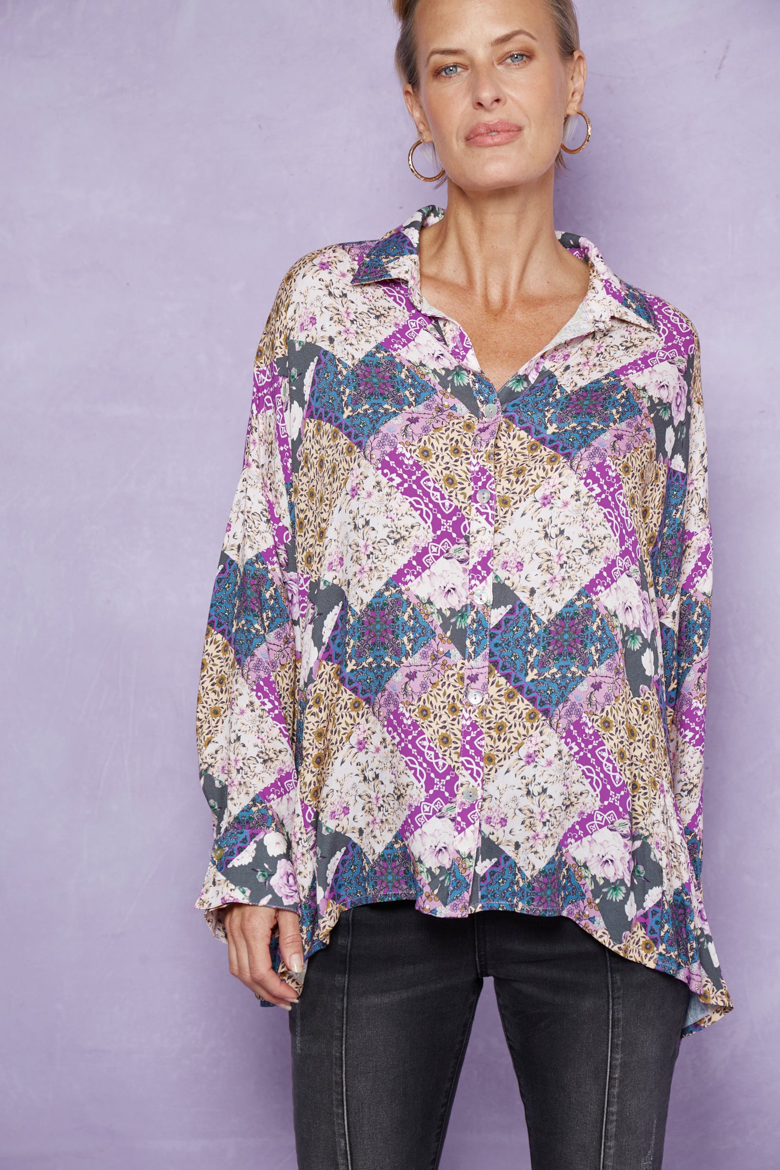 Coppola Shirt - Violet Muse