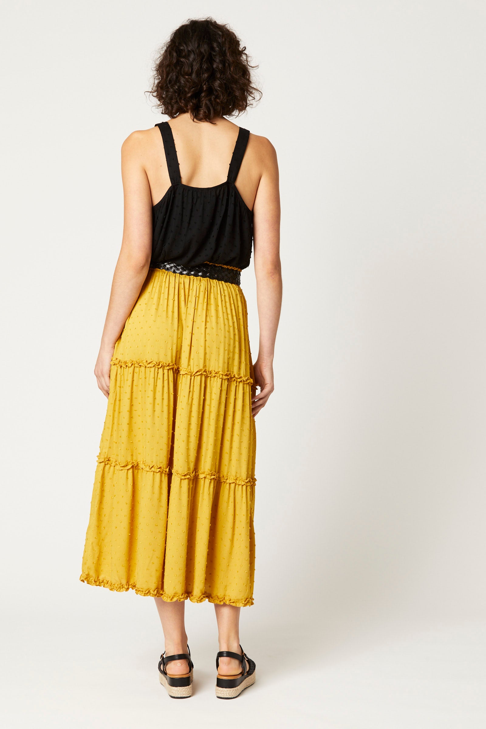 Jungle Maxi Skirt - Maize